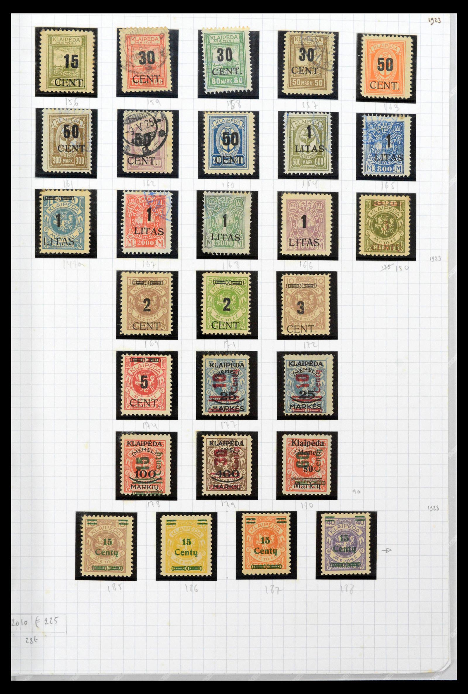 39215 0091 - Stamp collection 39215 Lithuania 1919-2008.