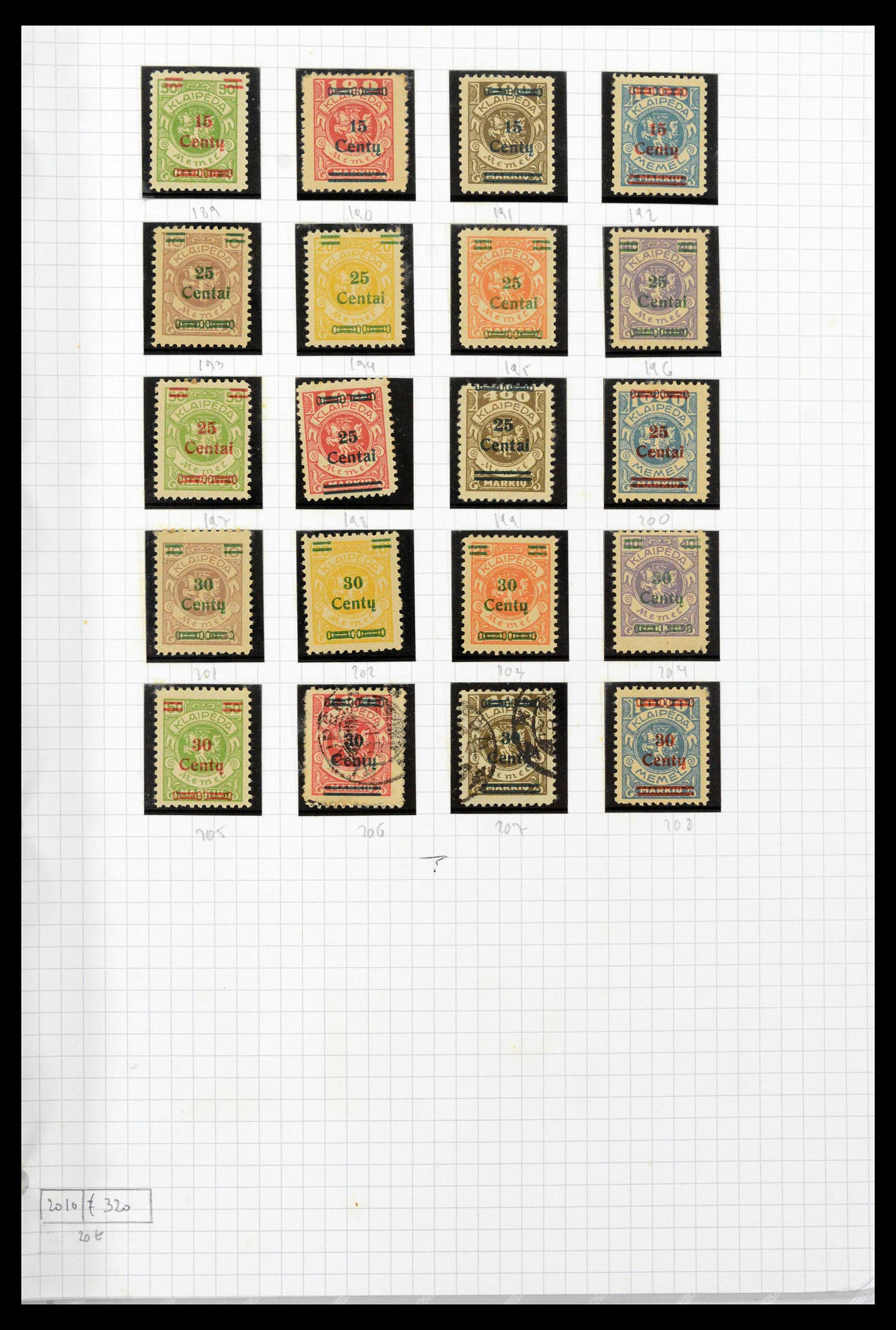 39215 0092 - Stamp collection 39215 Lithuania 1919-2008.
