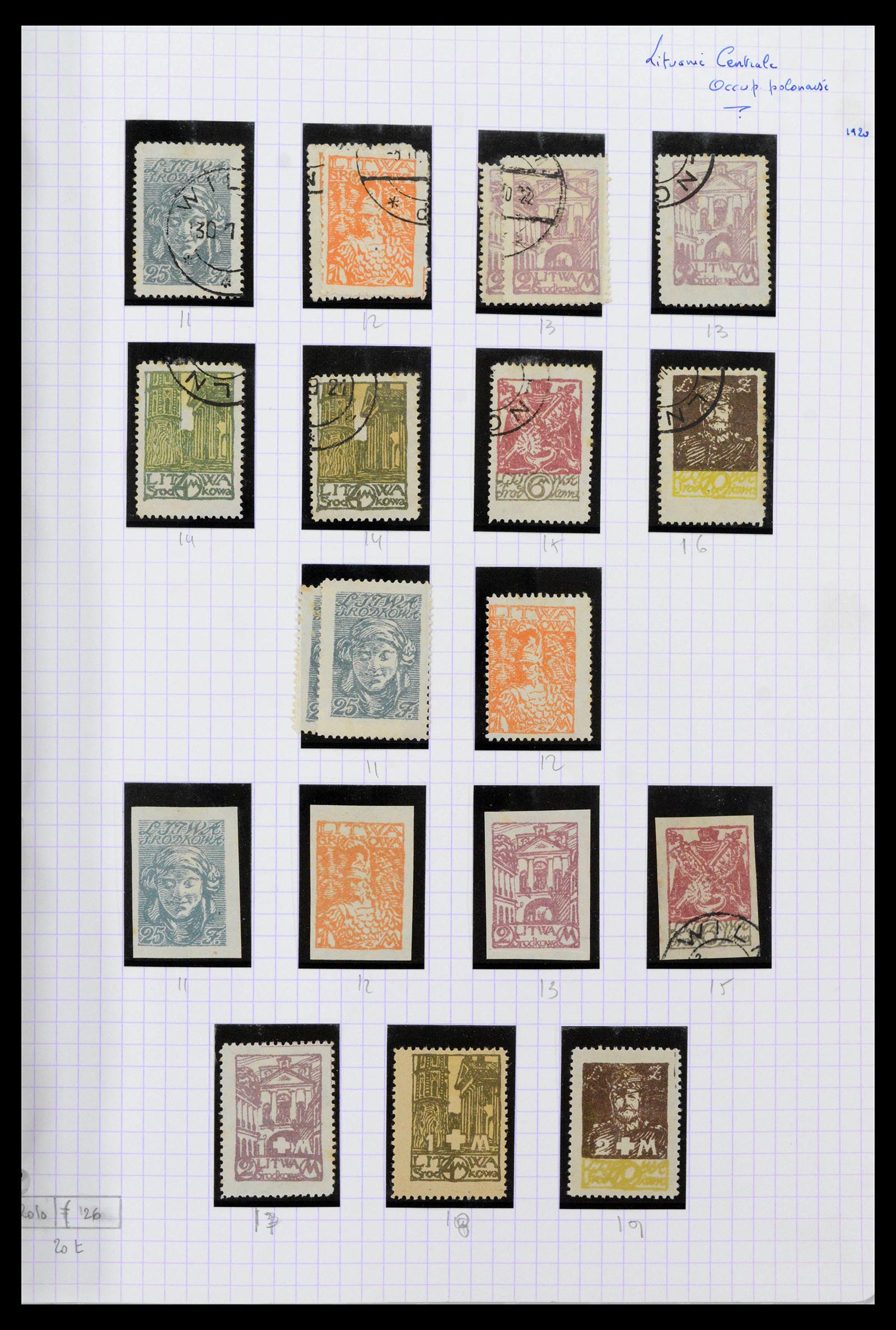 39215 0094 - Stamp collection 39215 Lithuania 1919-2008.