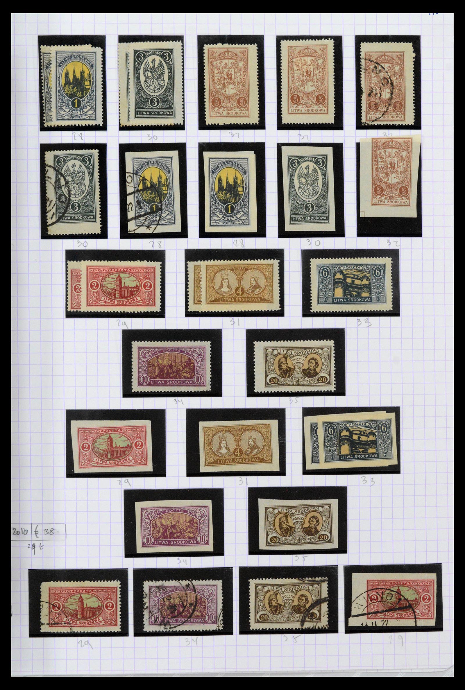 39215 0097 - Stamp collection 39215 Lithuania 1919-2008.