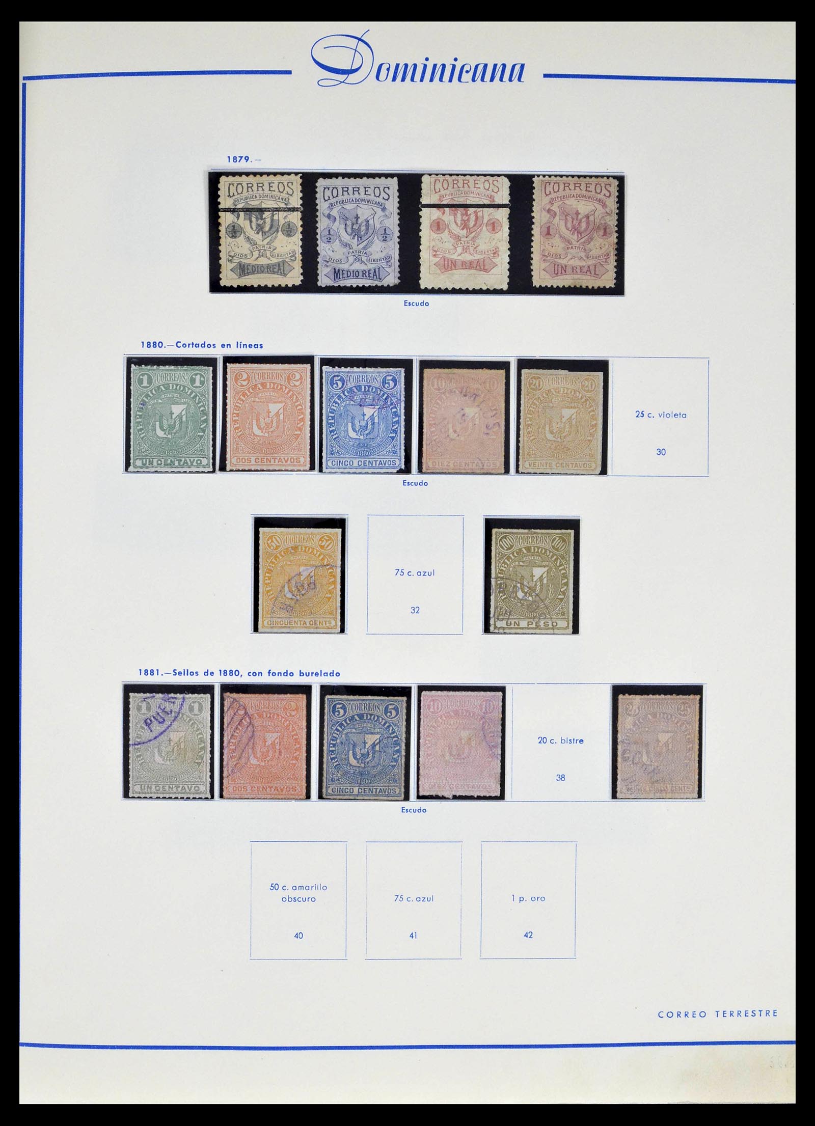 39216 0003 - Postzegelverzameling 39216 Dominicaanse Republiek 1870-1982.