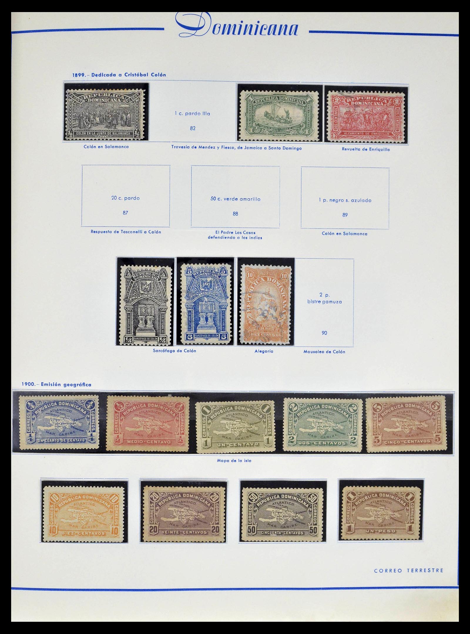 39216 0007 - Postzegelverzameling 39216 Dominicaanse Republiek 1870-1982.