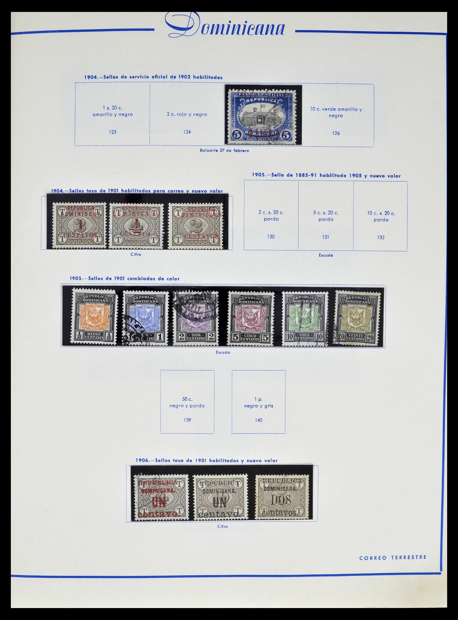 39216 0009 - Postzegelverzameling 39216 Dominicaanse Republiek 1870-1982.