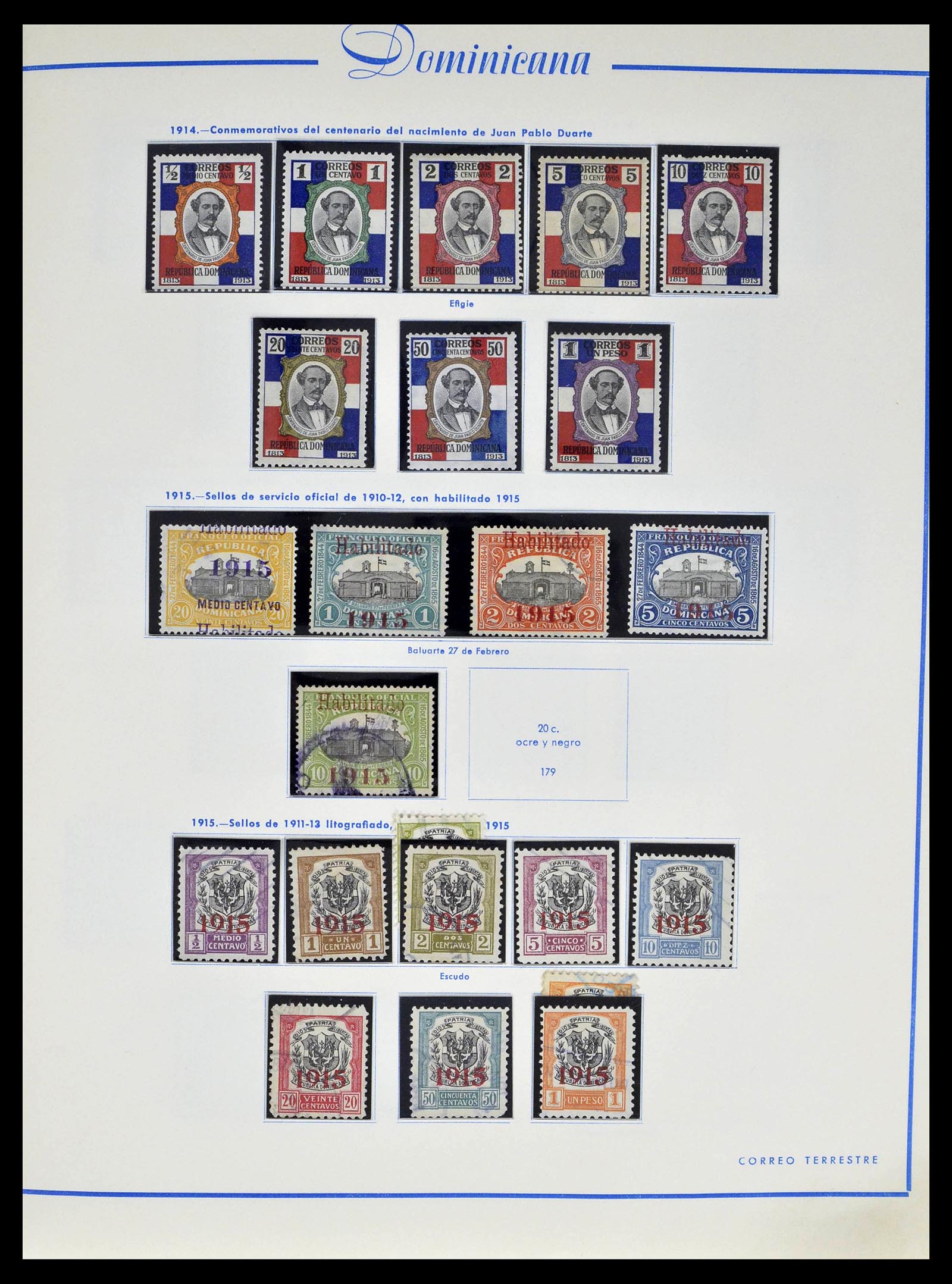39216 0011 - Stamp collection 39216 Dominican Republic 1870-1982.