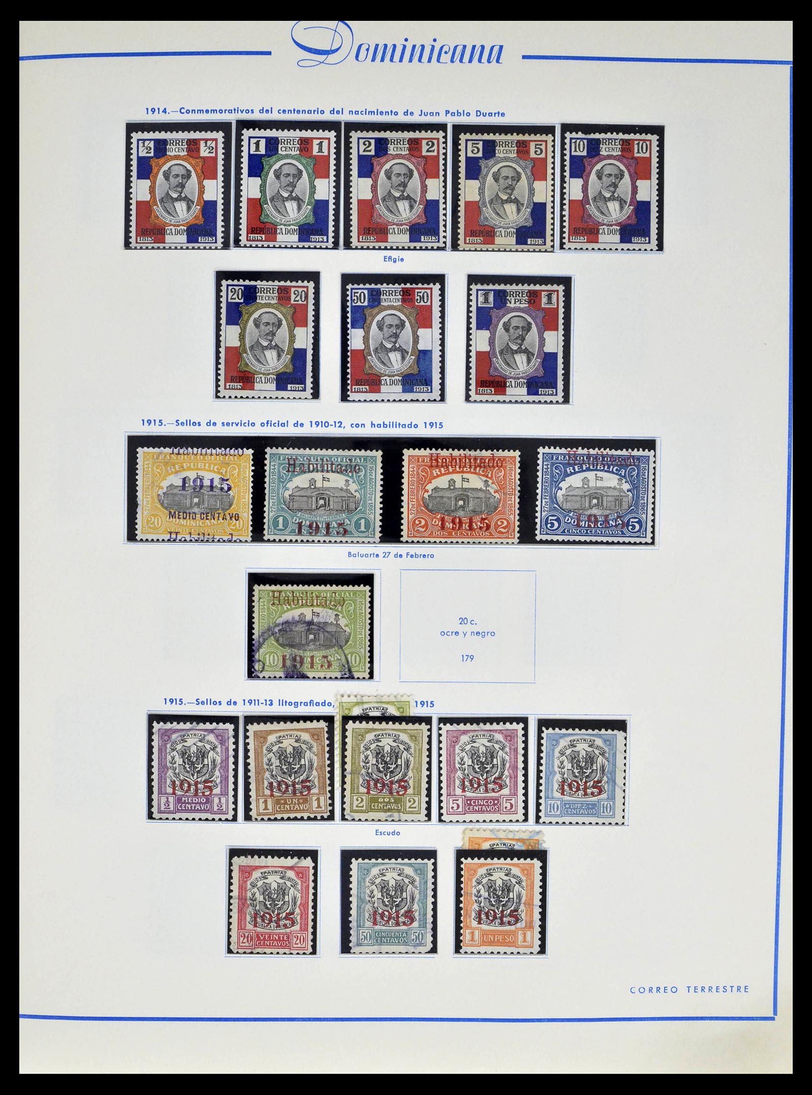 39216 0011 - Postzegelverzameling 39216 Dominicaanse Republiek 1870-1982.