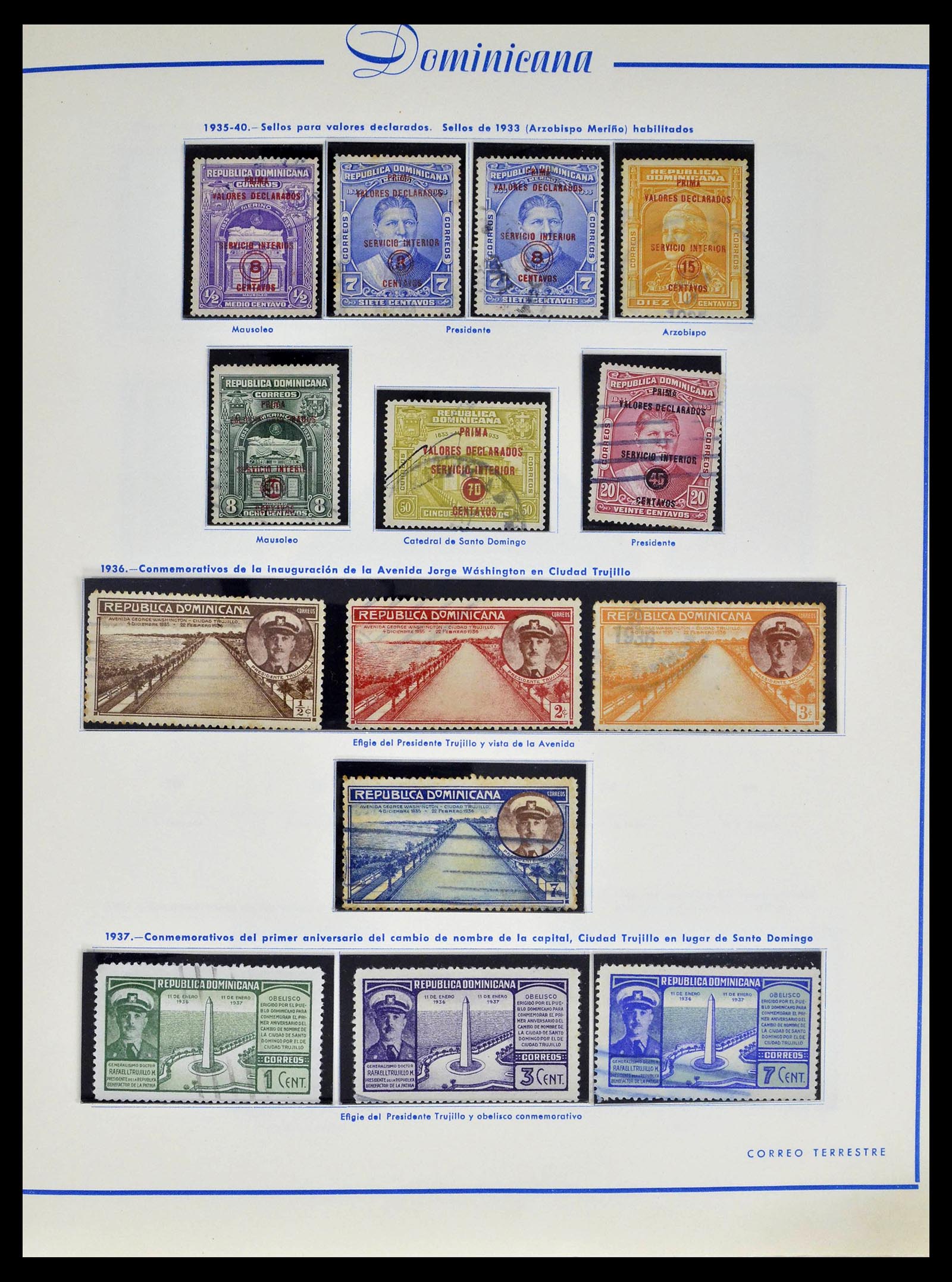 39216 0017 - Postzegelverzameling 39216 Dominicaanse Republiek 1870-1982.