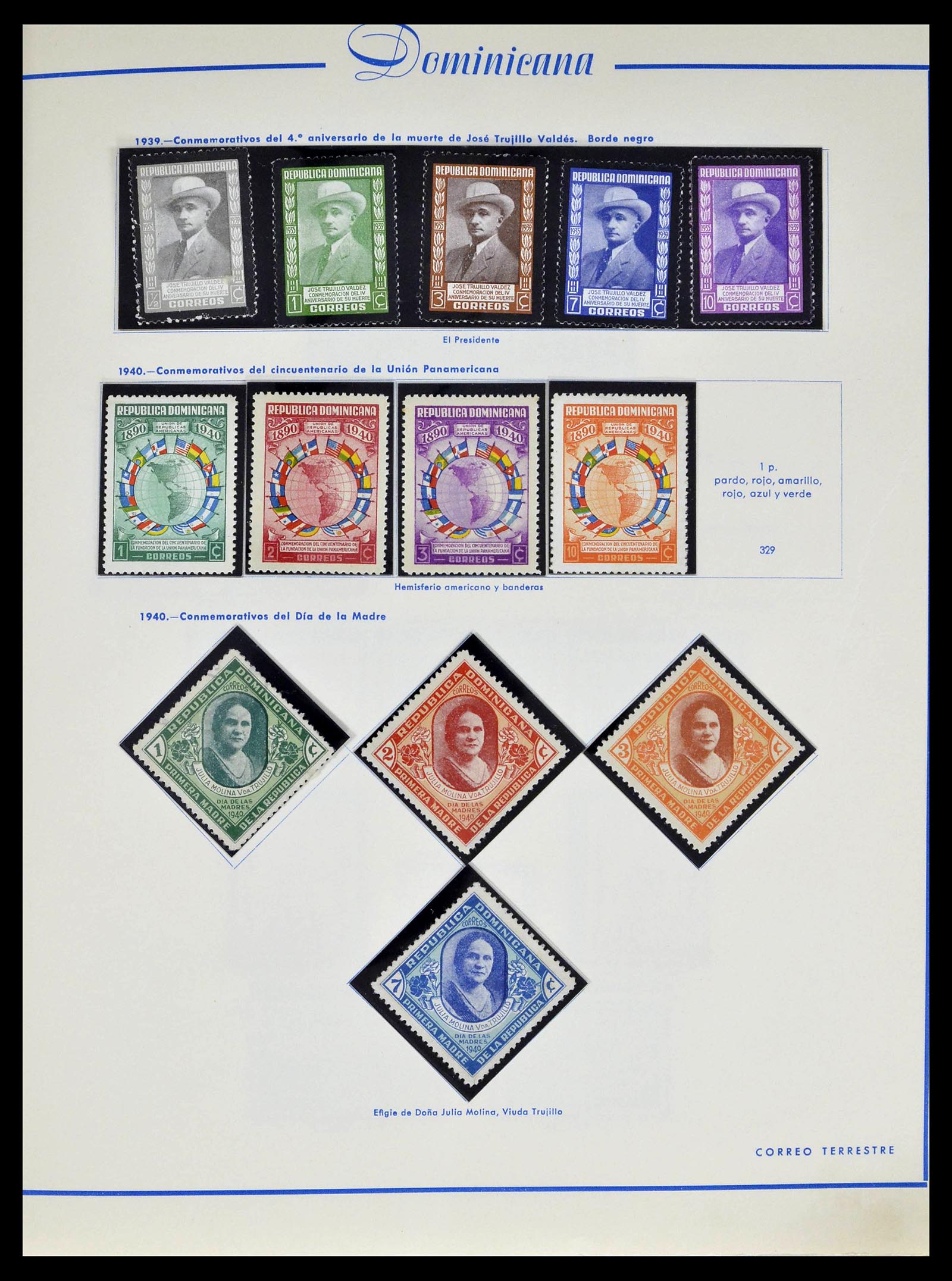 39216 0020 - Postzegelverzameling 39216 Dominicaanse Republiek 1870-1982.