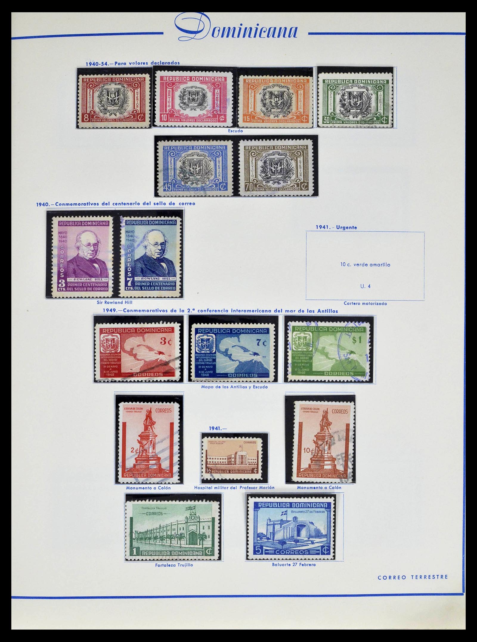 39216 0021 - Postzegelverzameling 39216 Dominicaanse Republiek 1870-1982.