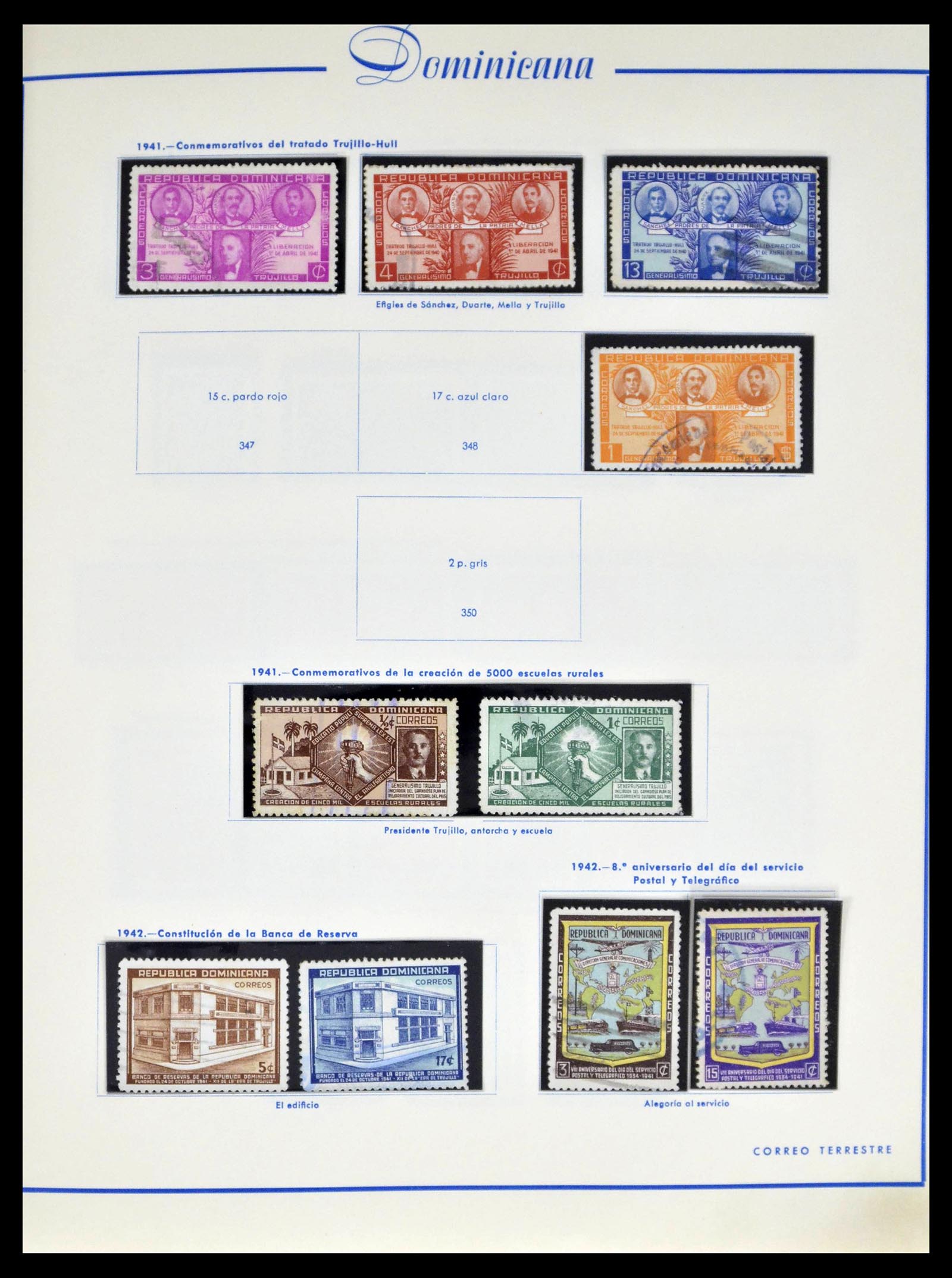 39216 0022 - Postzegelverzameling 39216 Dominicaanse Republiek 1870-1982.