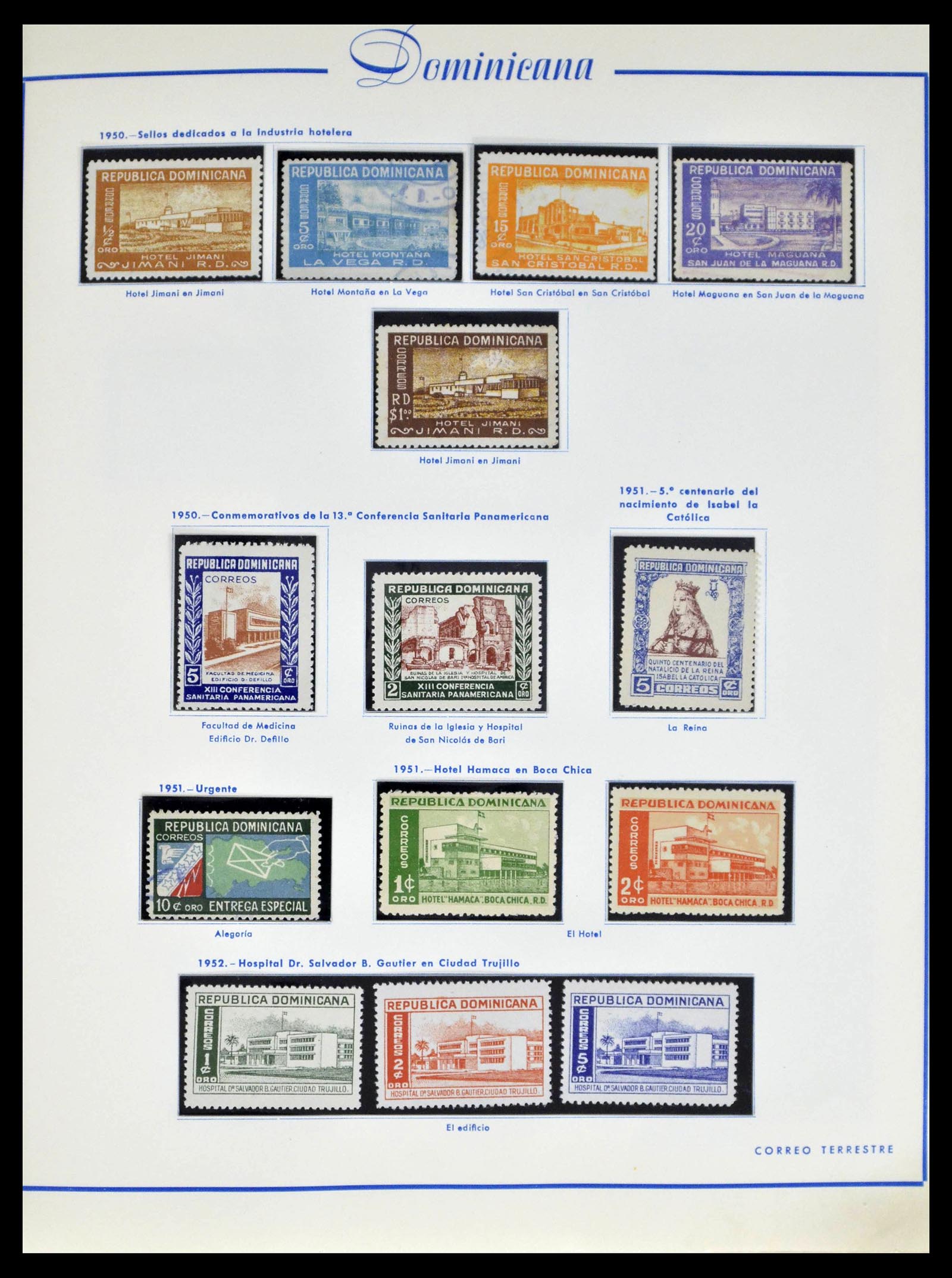 39216 0026 - Postzegelverzameling 39216 Dominicaanse Republiek 1870-1982.
