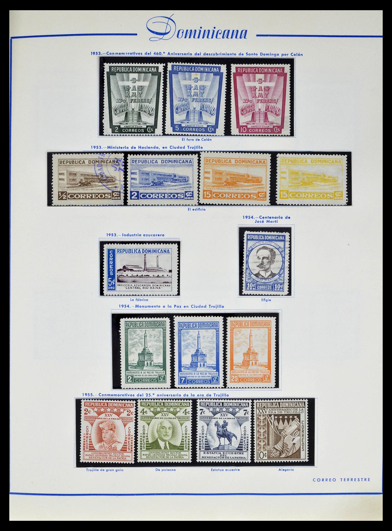 39216 0028 - Postzegelverzameling 39216 Dominicaanse Republiek 1870-1982.