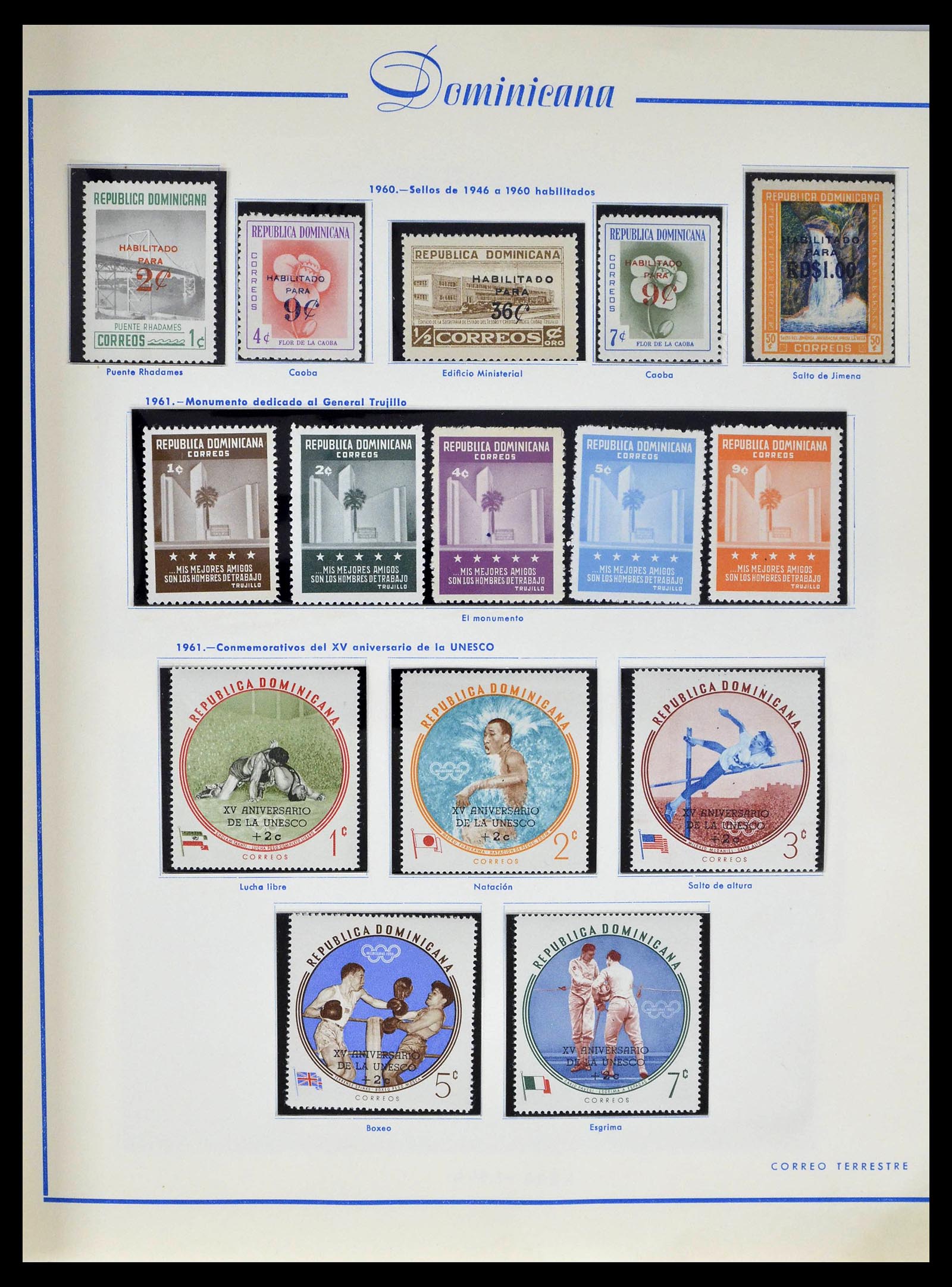 39216 0045 - Stamp collection 39216 Dominican Republic 1870-1982.