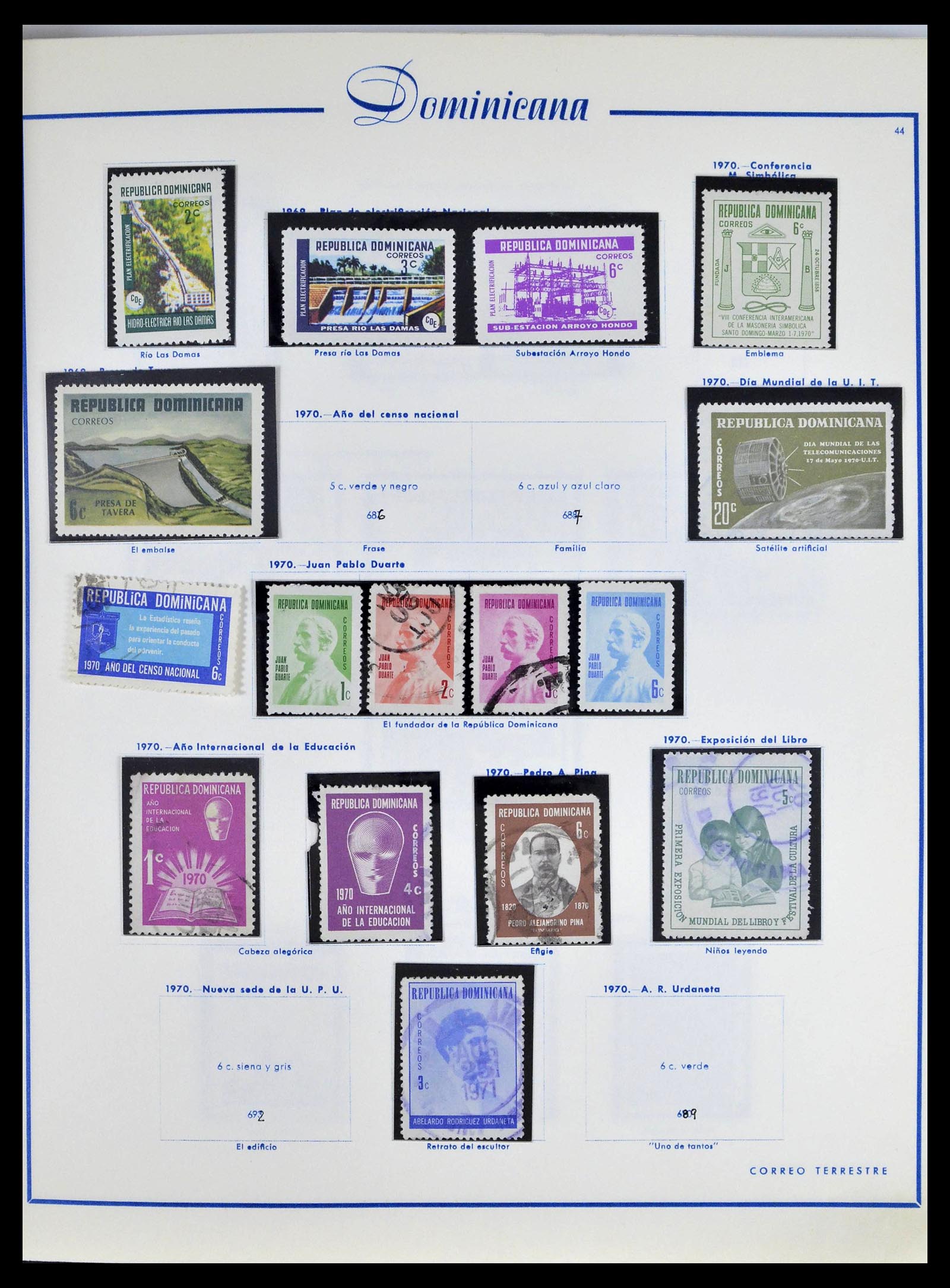 39216 0058 - Stamp collection 39216 Dominican Republic 1870-1982.