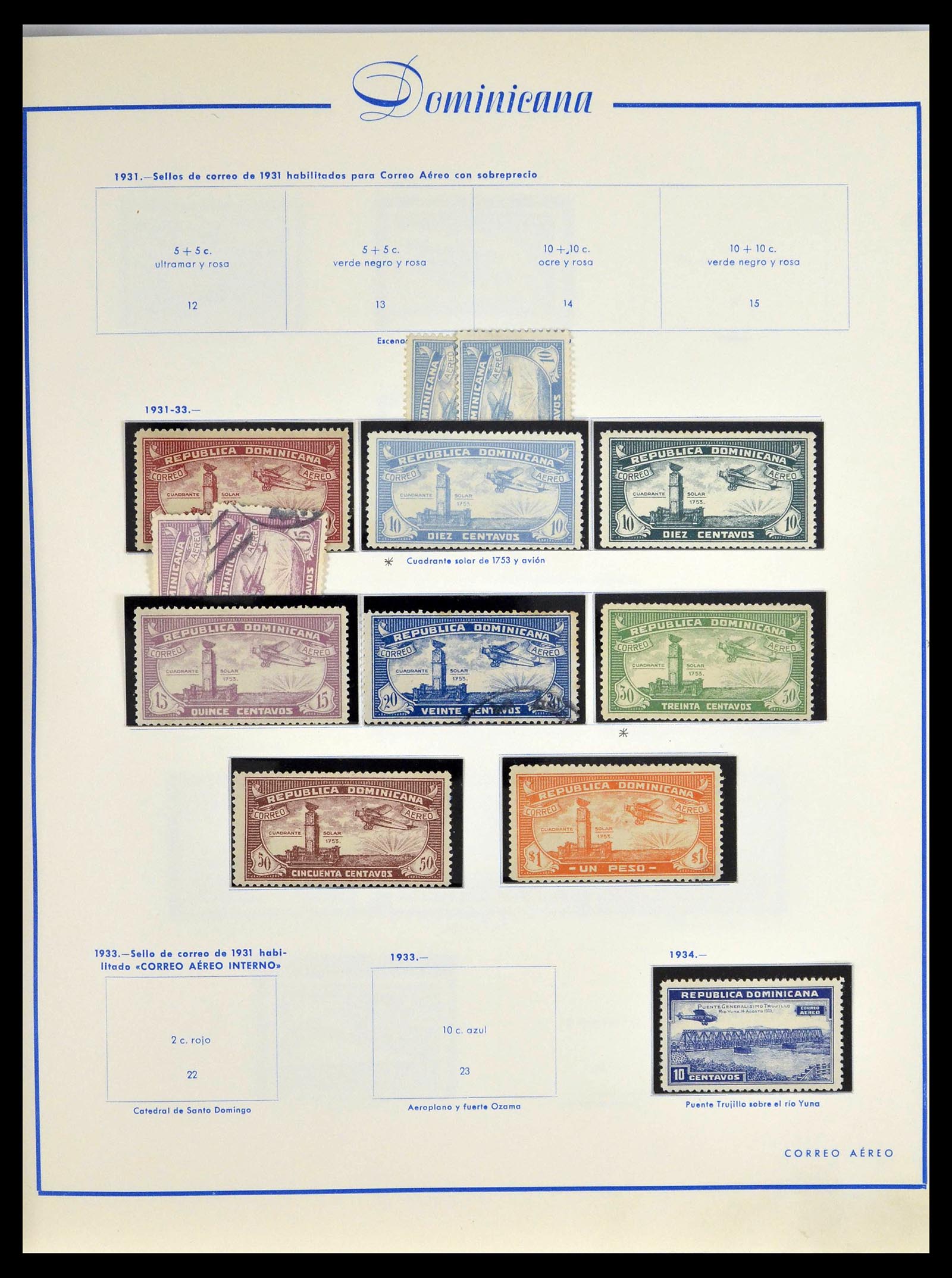 39216 0075 - Stamp collection 39216 Dominican Republic 1870-1982.