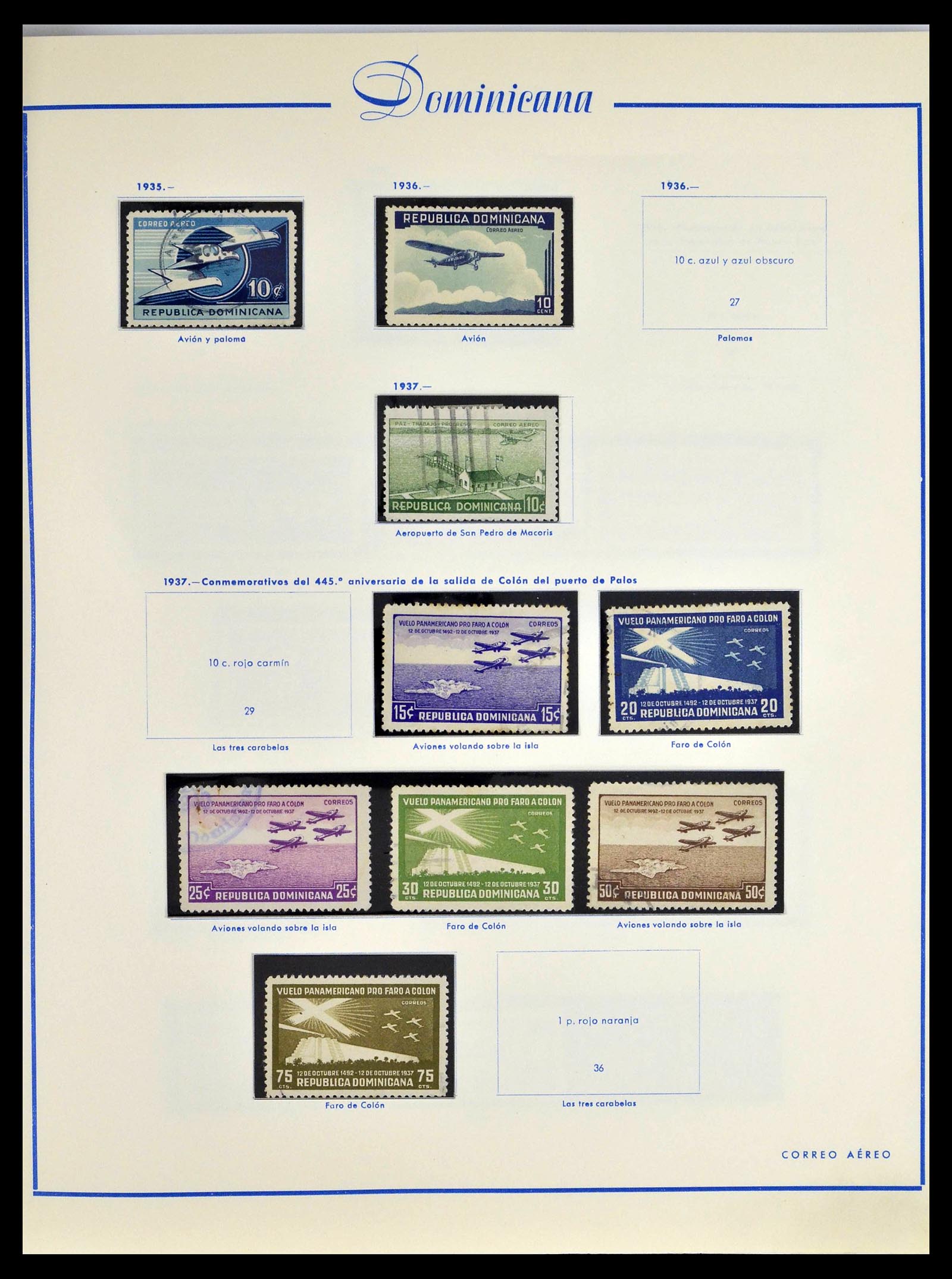 39216 0076 - Stamp collection 39216 Dominican Republic 1870-1982.