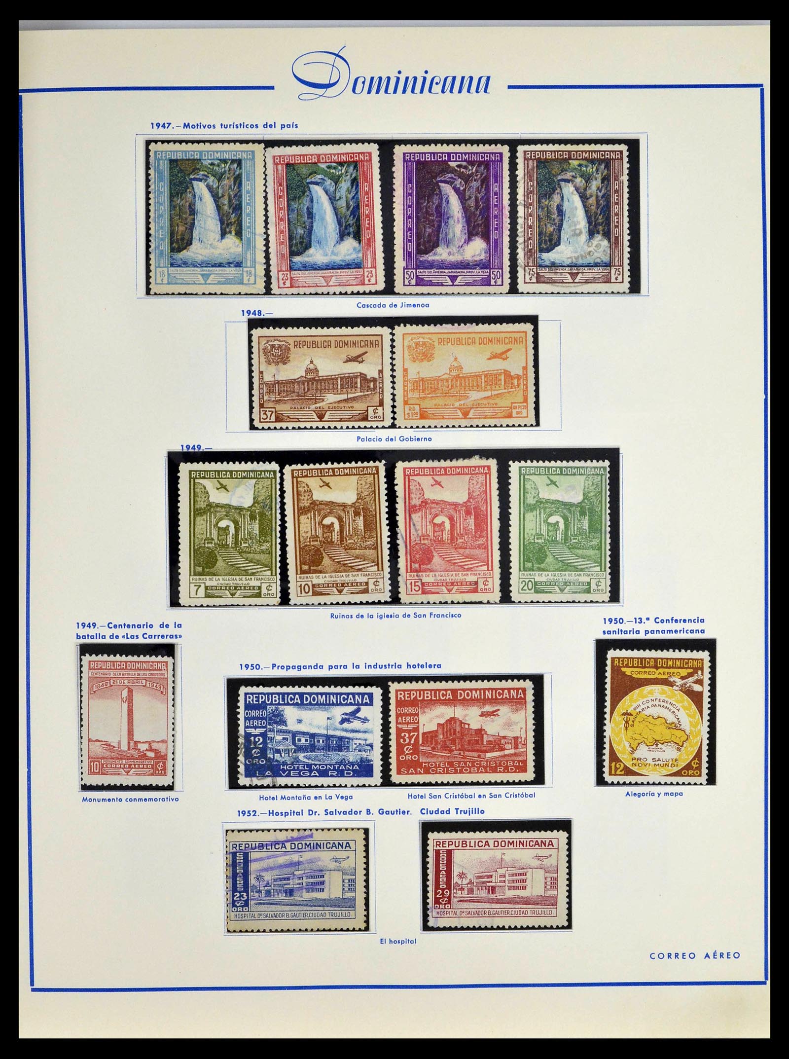 39216 0079 - Stamp collection 39216 Dominican Republic 1870-1982.