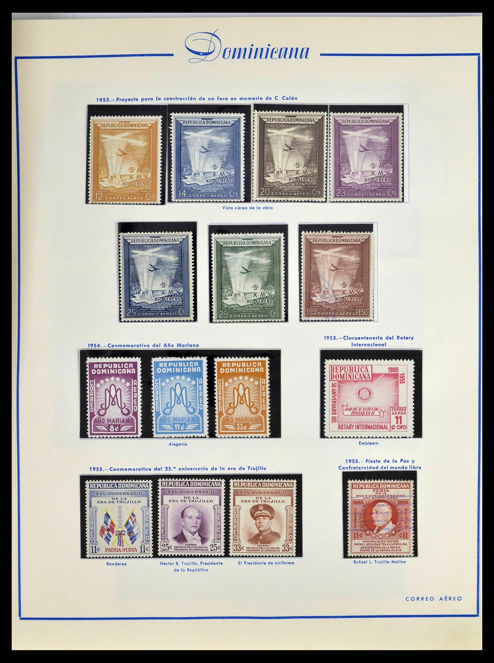 39216 0080 - Stamp collection 39216 Dominican Republic 1870-1982.