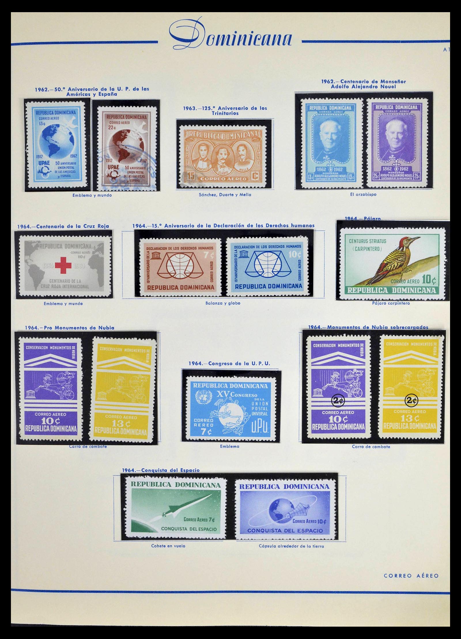39216 0093 - Stamp collection 39216 Dominican Republic 1870-1982.