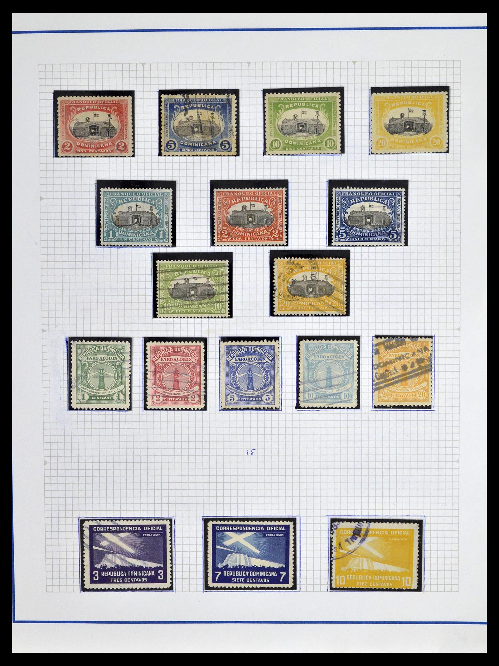 39216 0112 - Stamp collection 39216 Dominican Republic 1870-1982.
