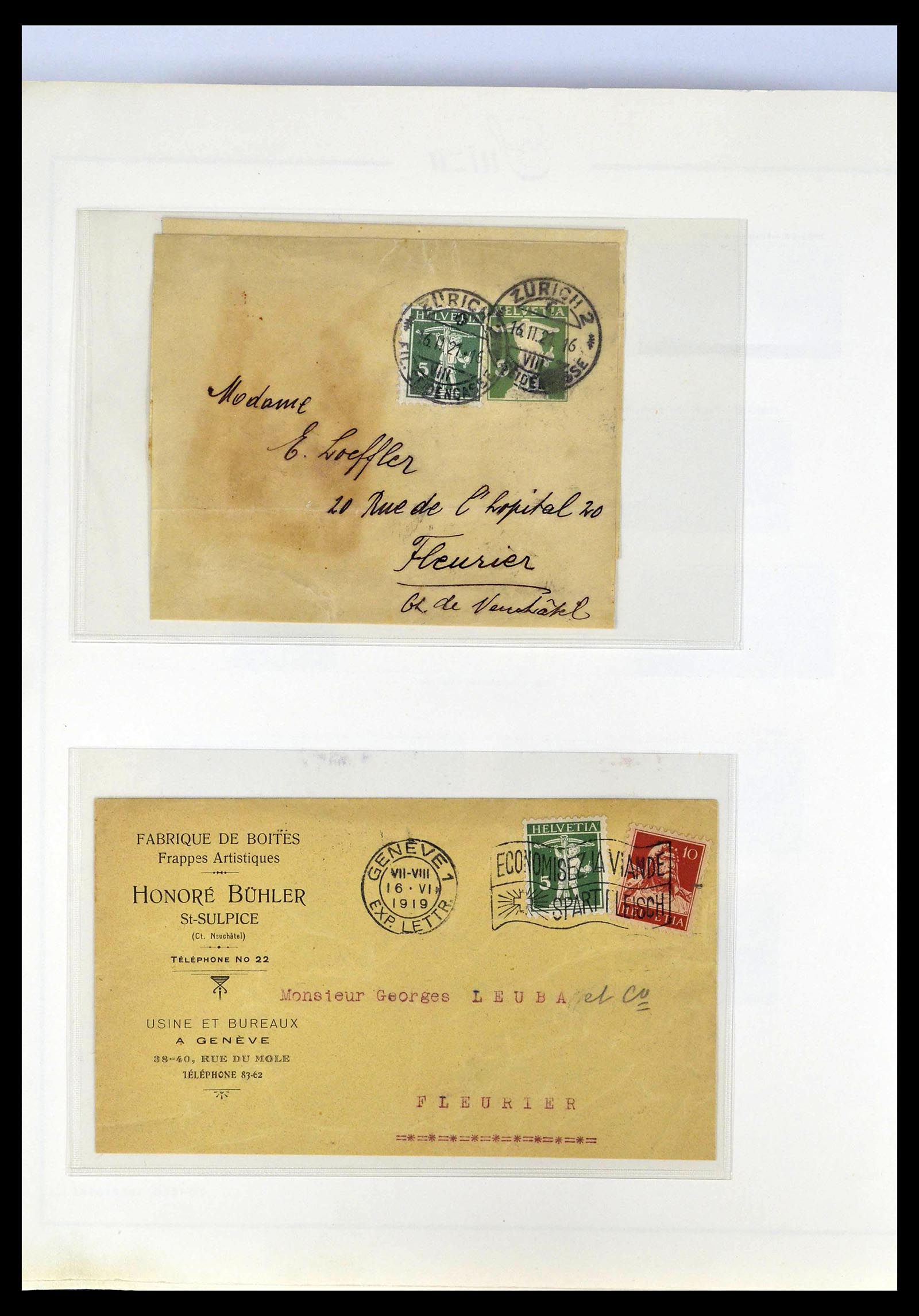 39217 0007 - Postzegelverzameling 39217 Zwitserland 1850-1986.