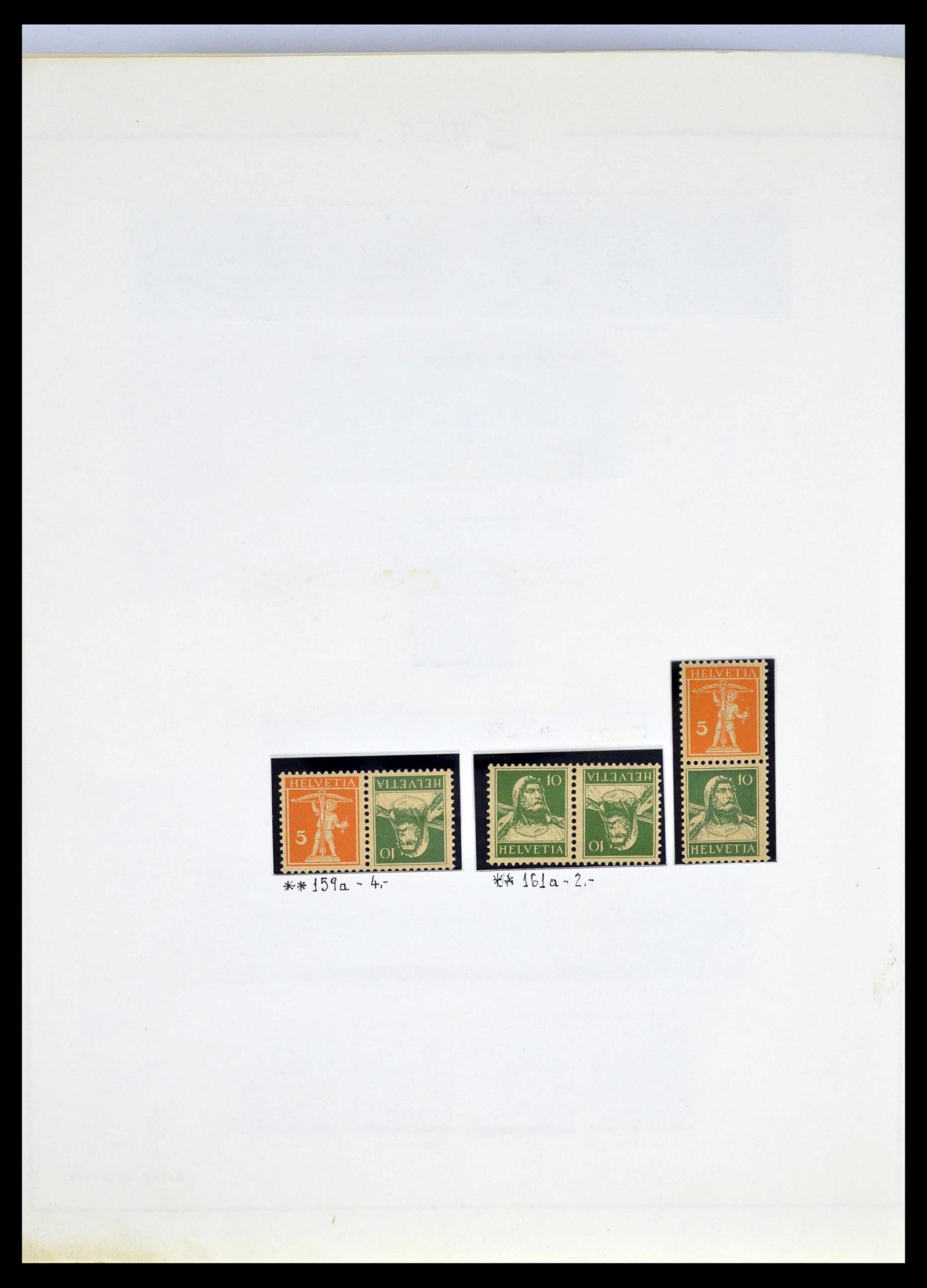 39217 0009 - Postzegelverzameling 39217 Zwitserland 1850-1986.