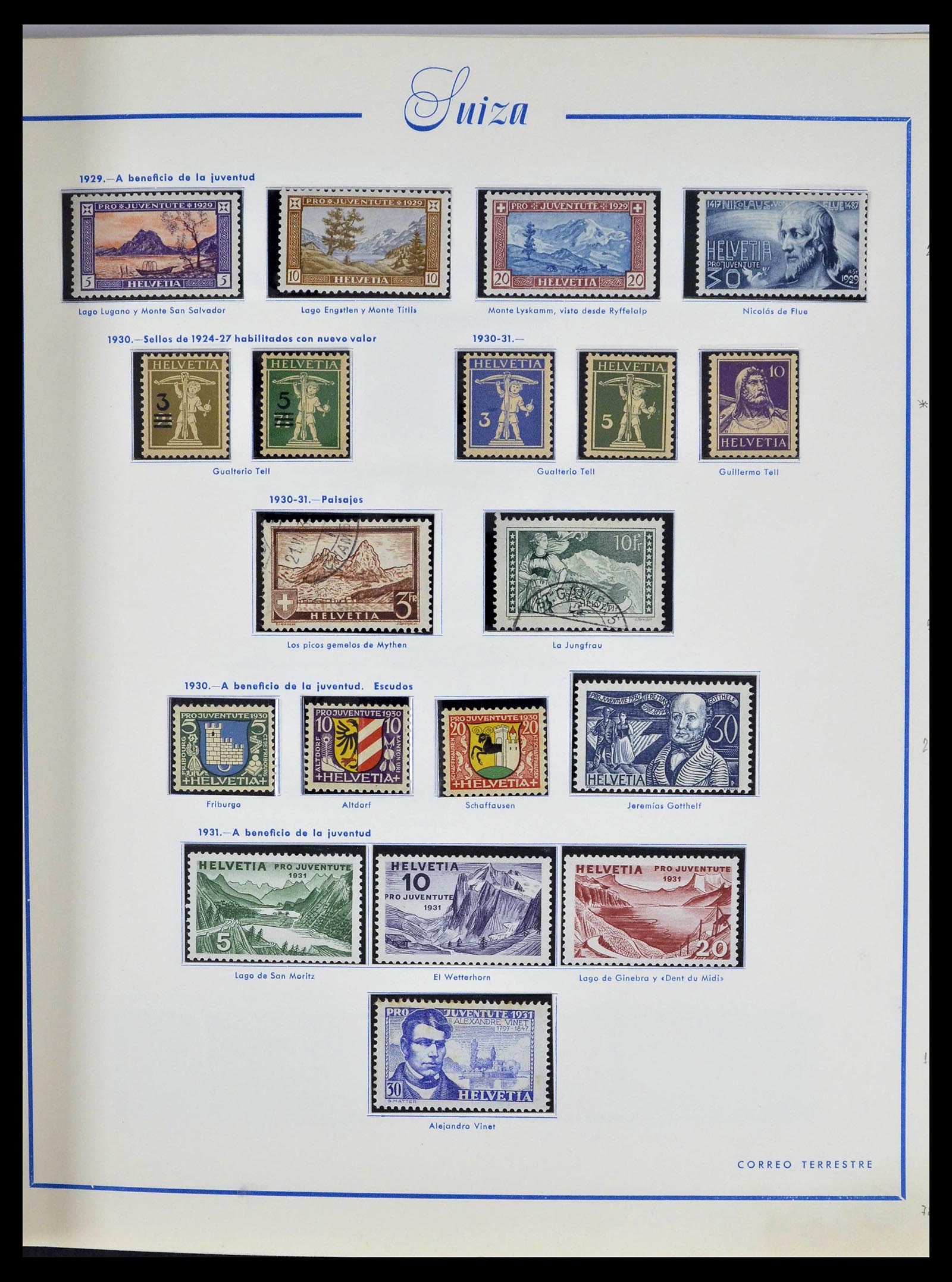 39217 0015 - Postzegelverzameling 39217 Zwitserland 1850-1986.