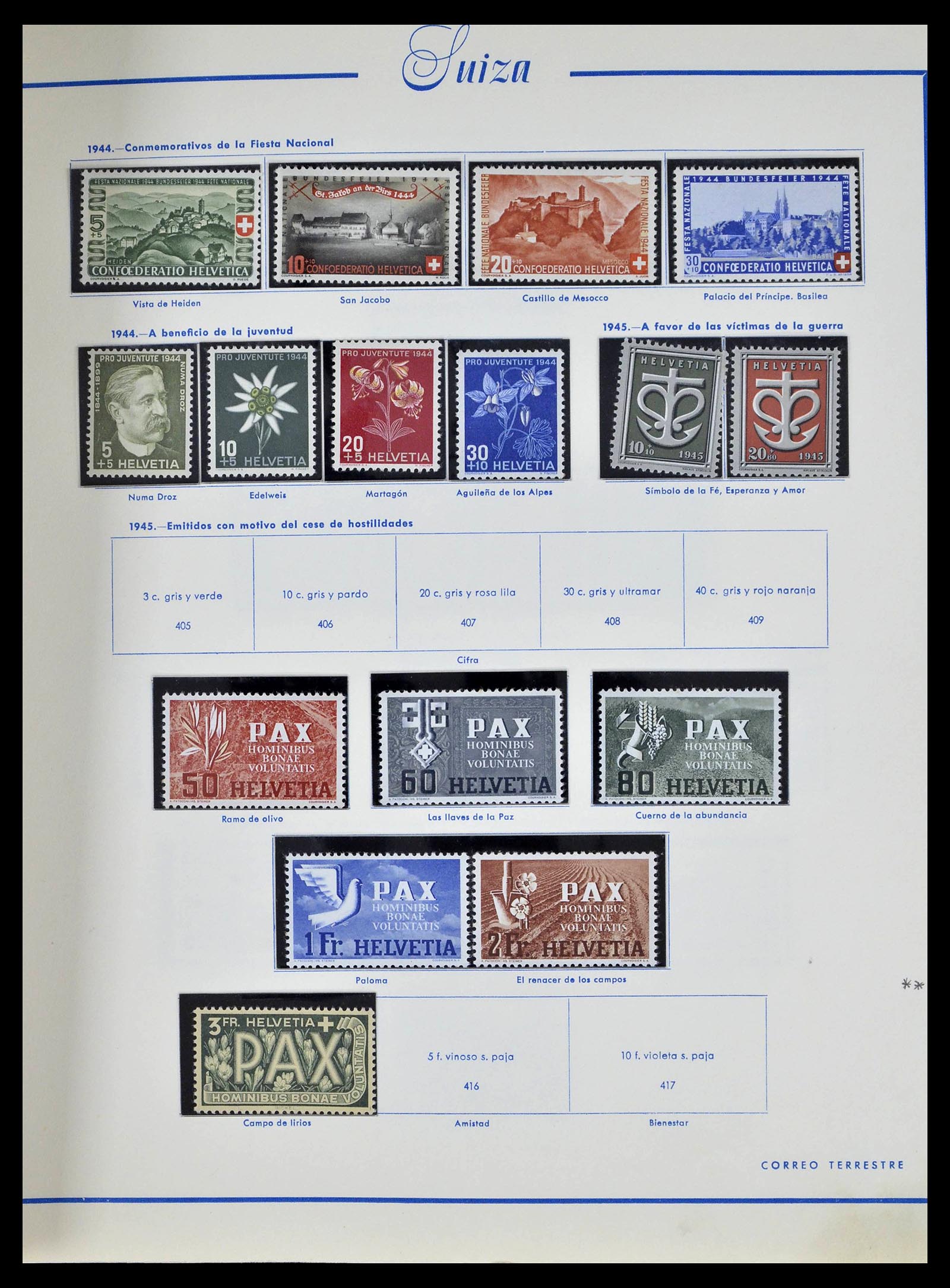 39217 0024 - Postzegelverzameling 39217 Zwitserland 1850-1986.