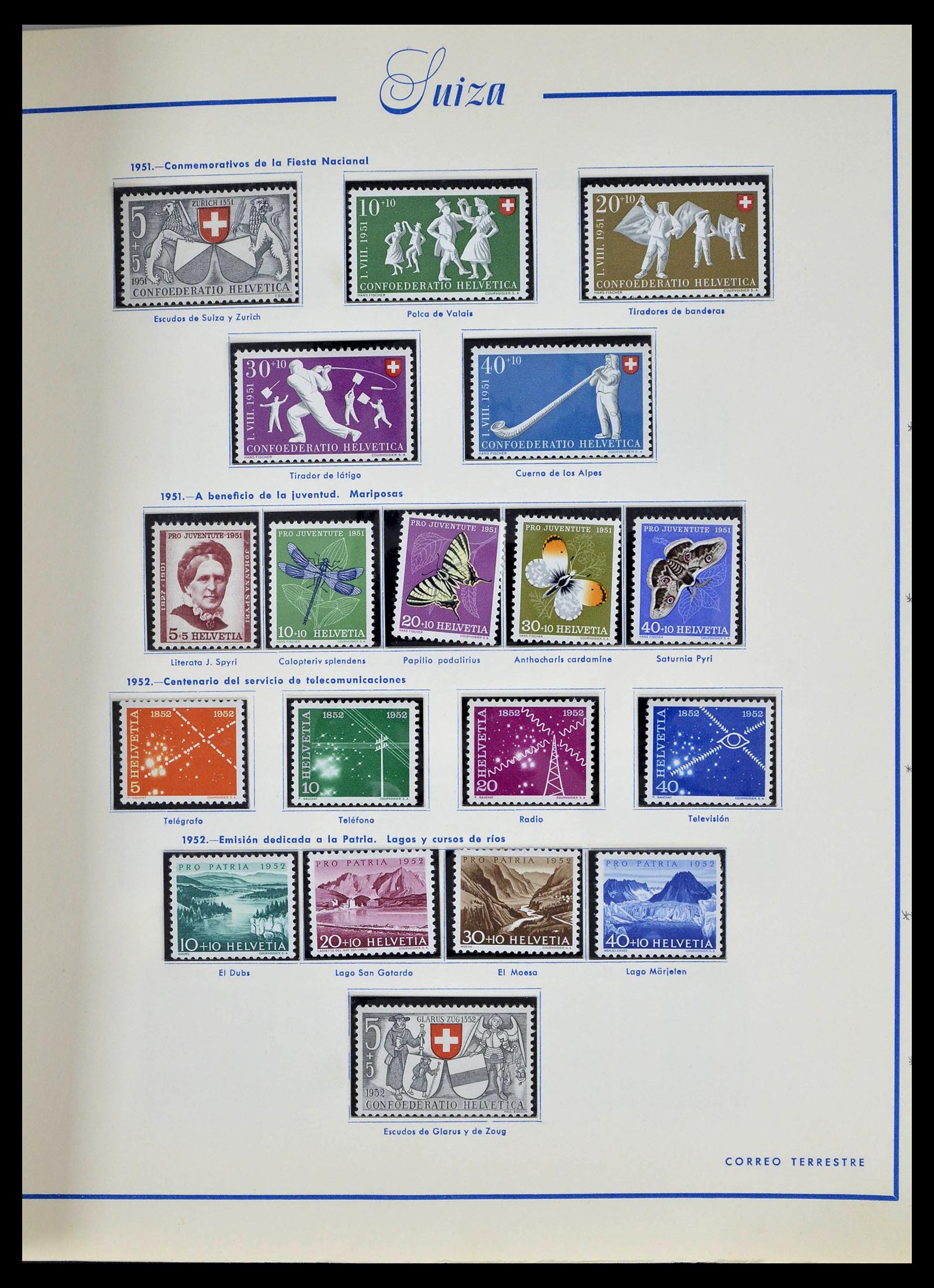 39217 0031 - Postzegelverzameling 39217 Zwitserland 1850-1986.