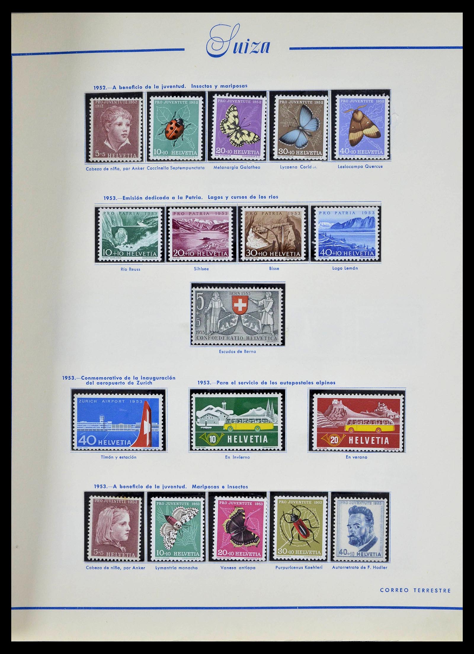 39217 0032 - Postzegelverzameling 39217 Zwitserland 1850-1986.