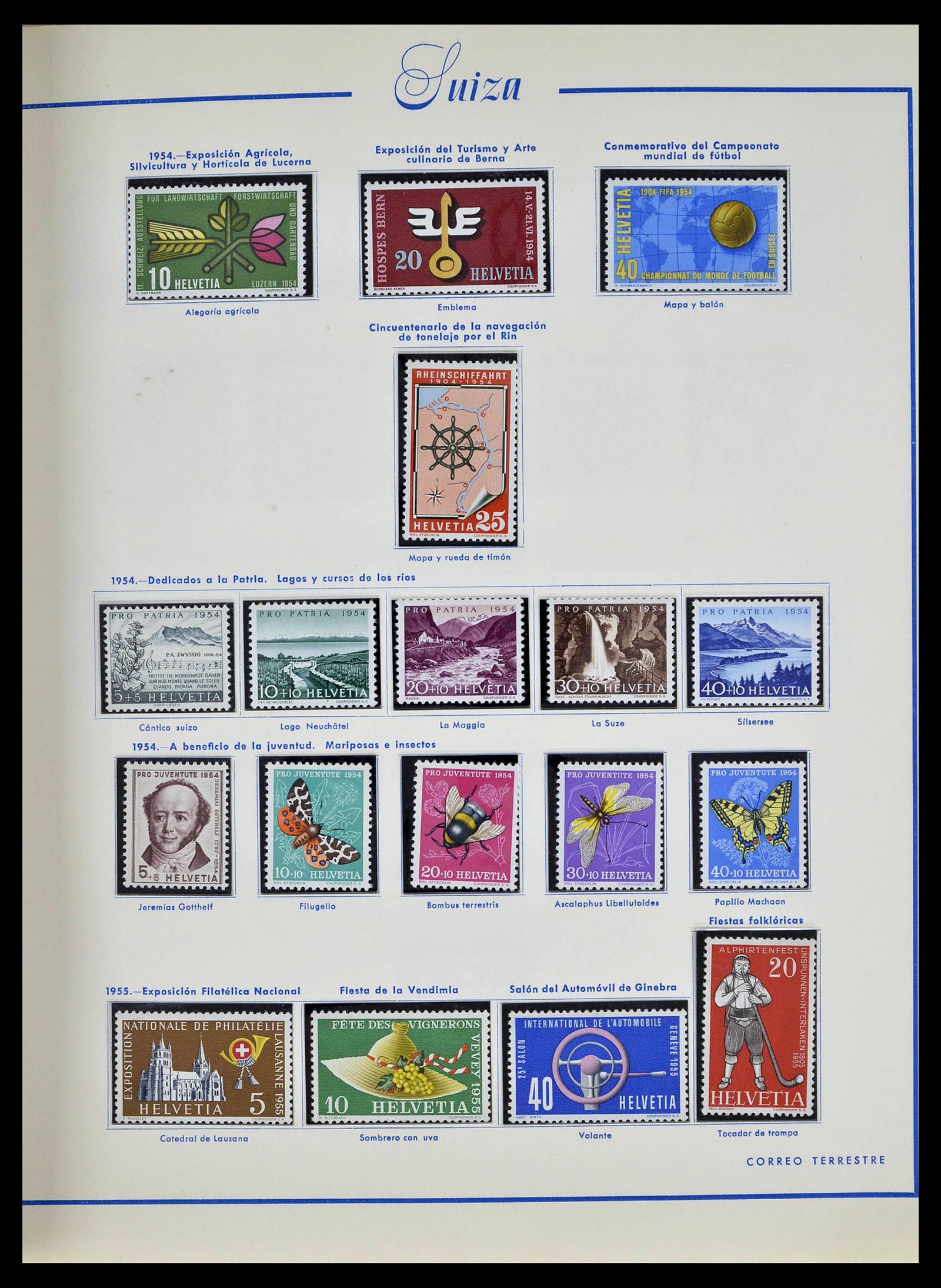 39217 0033 - Postzegelverzameling 39217 Zwitserland 1850-1986.