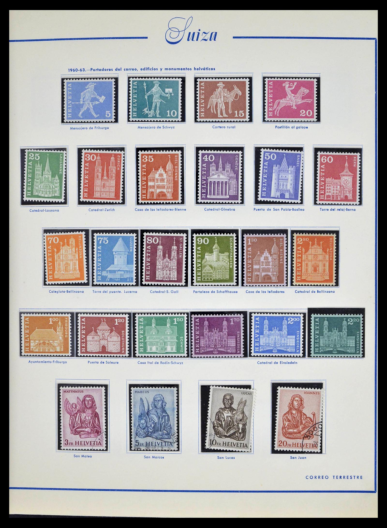 39217 0038 - Postzegelverzameling 39217 Zwitserland 1850-1986.