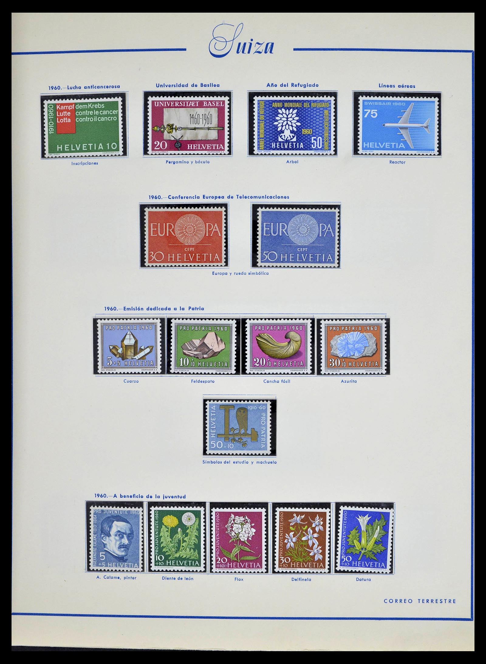 39217 0039 - Postzegelverzameling 39217 Zwitserland 1850-1986.