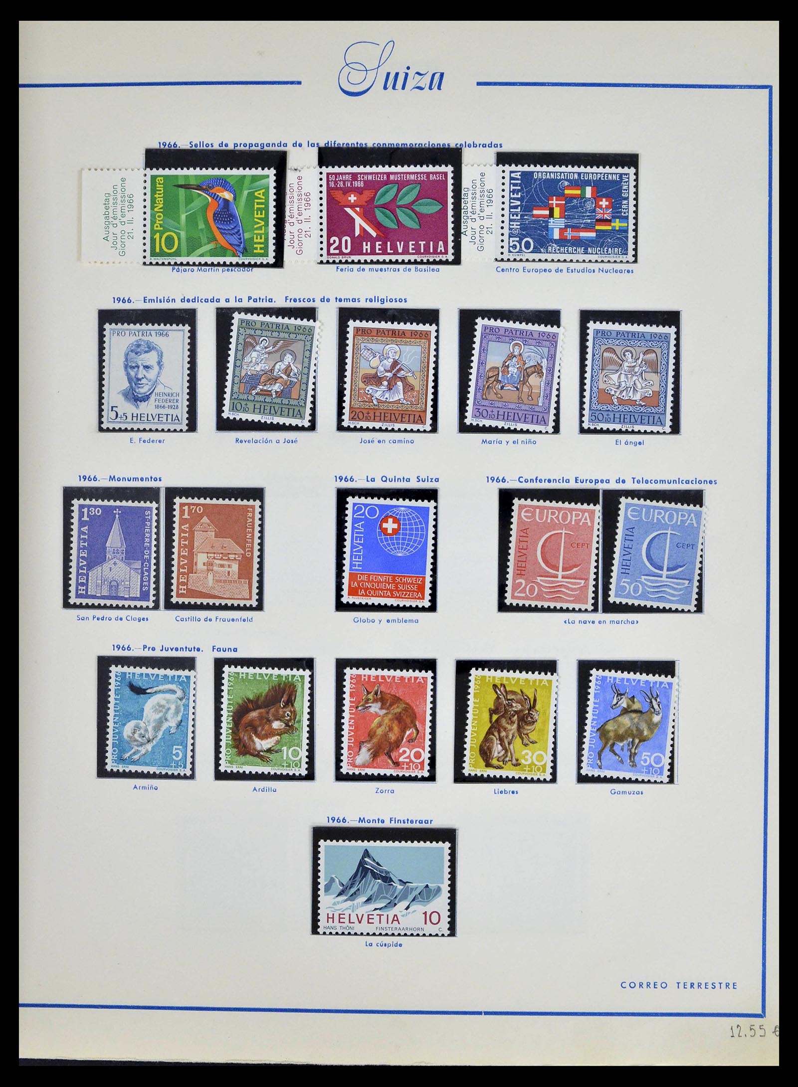 39217 0045 - Stamp collection 39217 Switzerland 1850-1986.