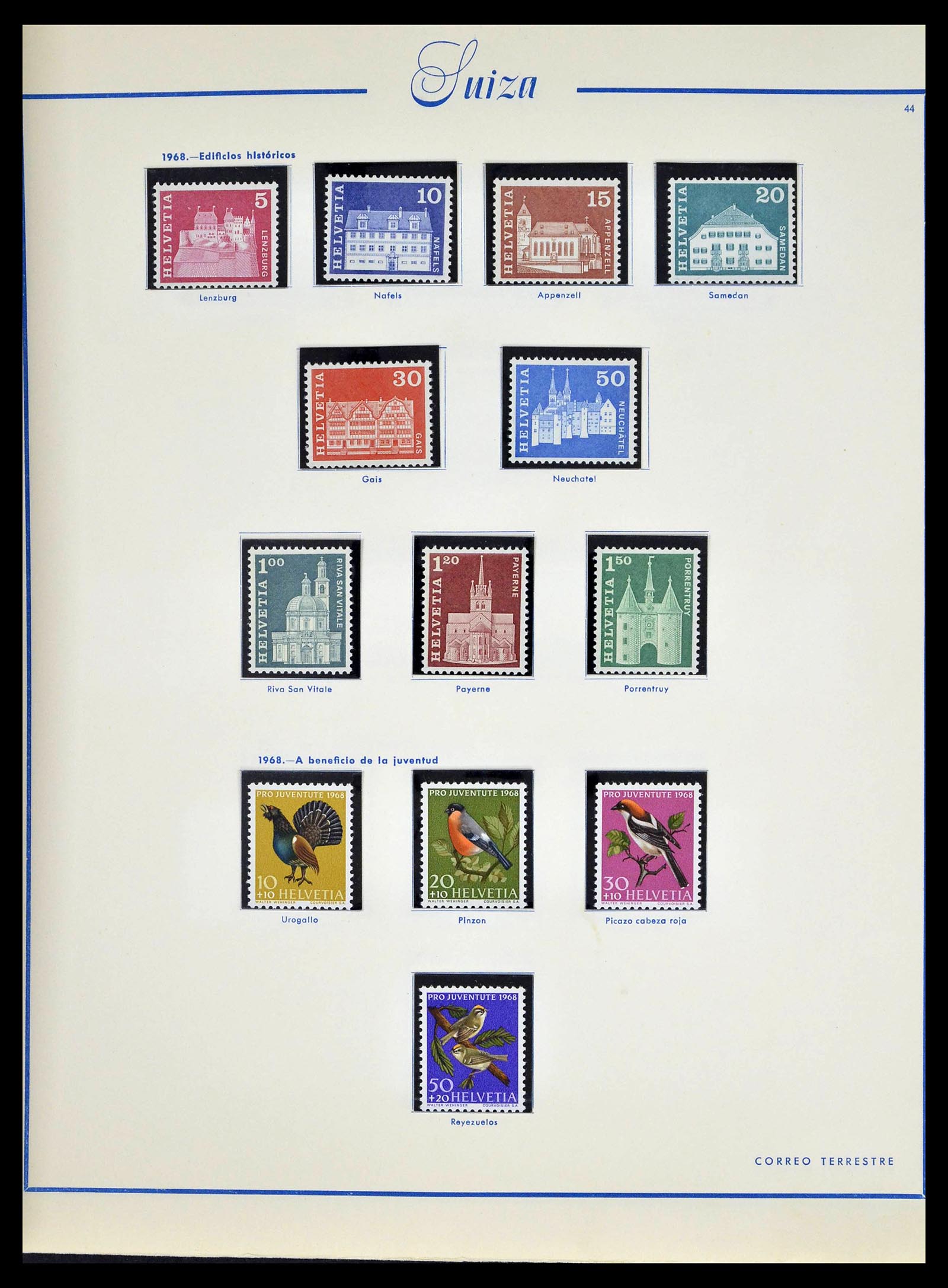 39217 0048 - Stamp collection 39217 Switzerland 1850-1986.