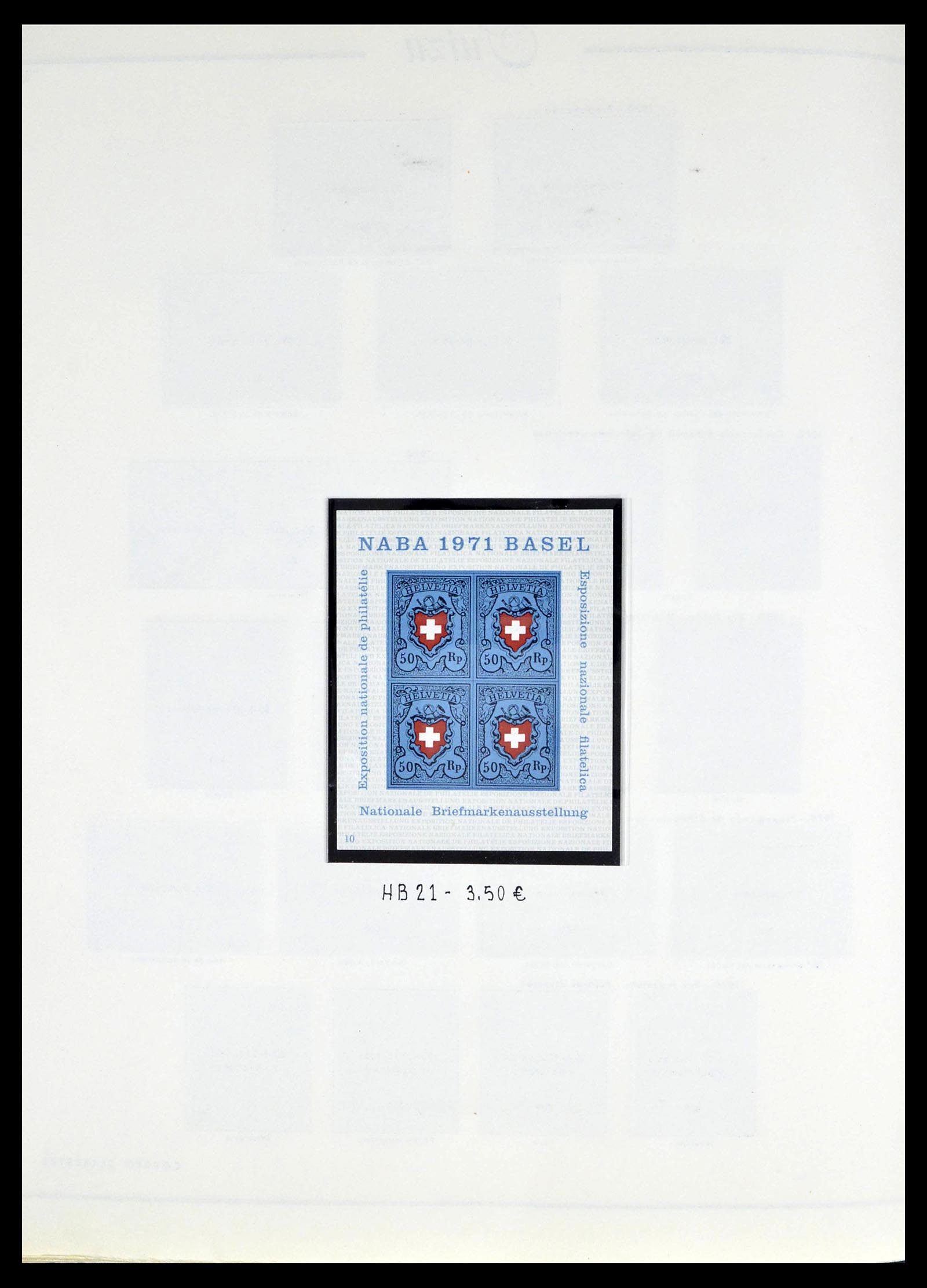 39217 0052 - Stamp collection 39217 Switzerland 1850-1986.