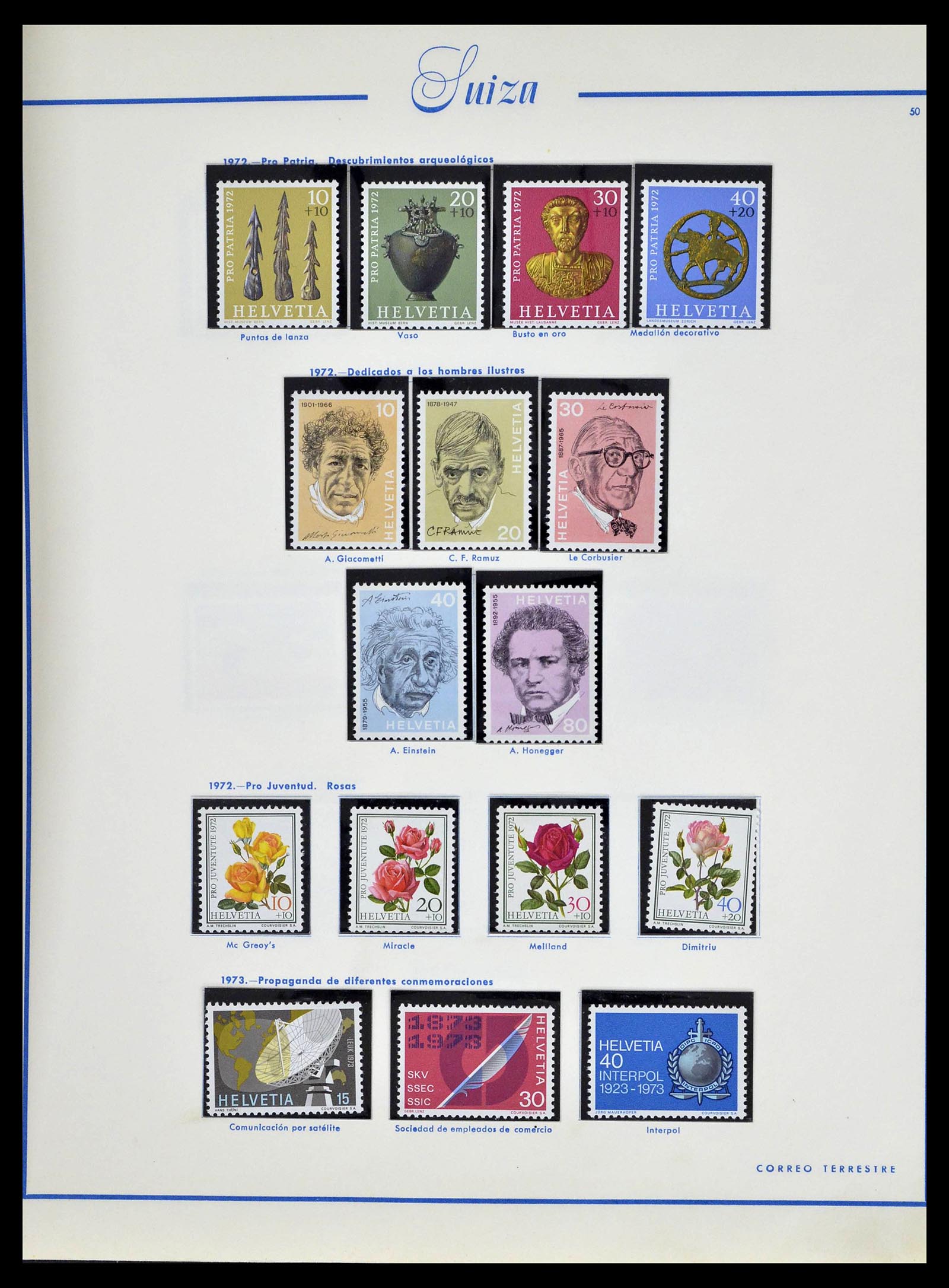 39217 0055 - Stamp collection 39217 Switzerland 1850-1986.