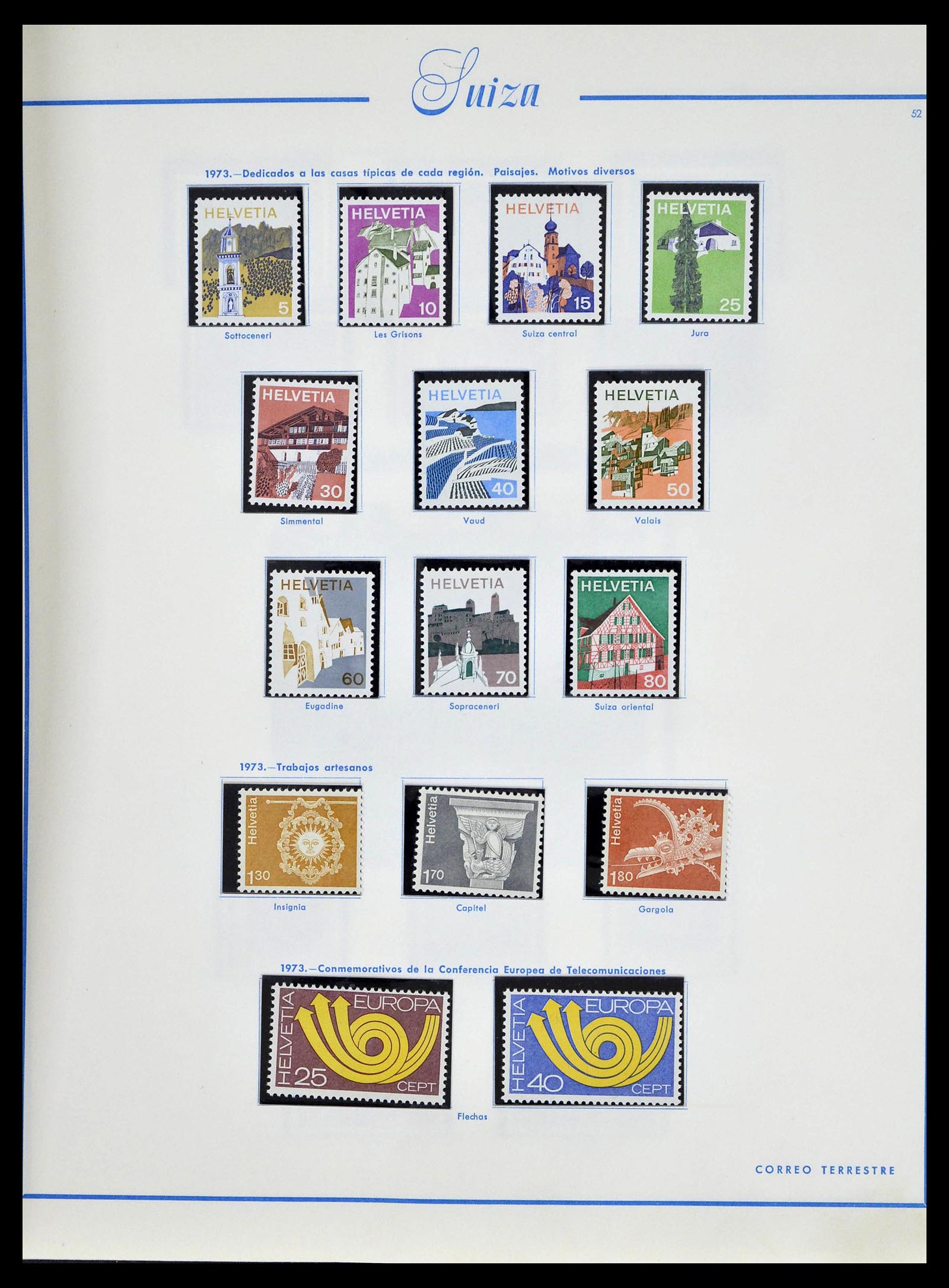 39217 0057 - Stamp collection 39217 Switzerland 1850-1986.