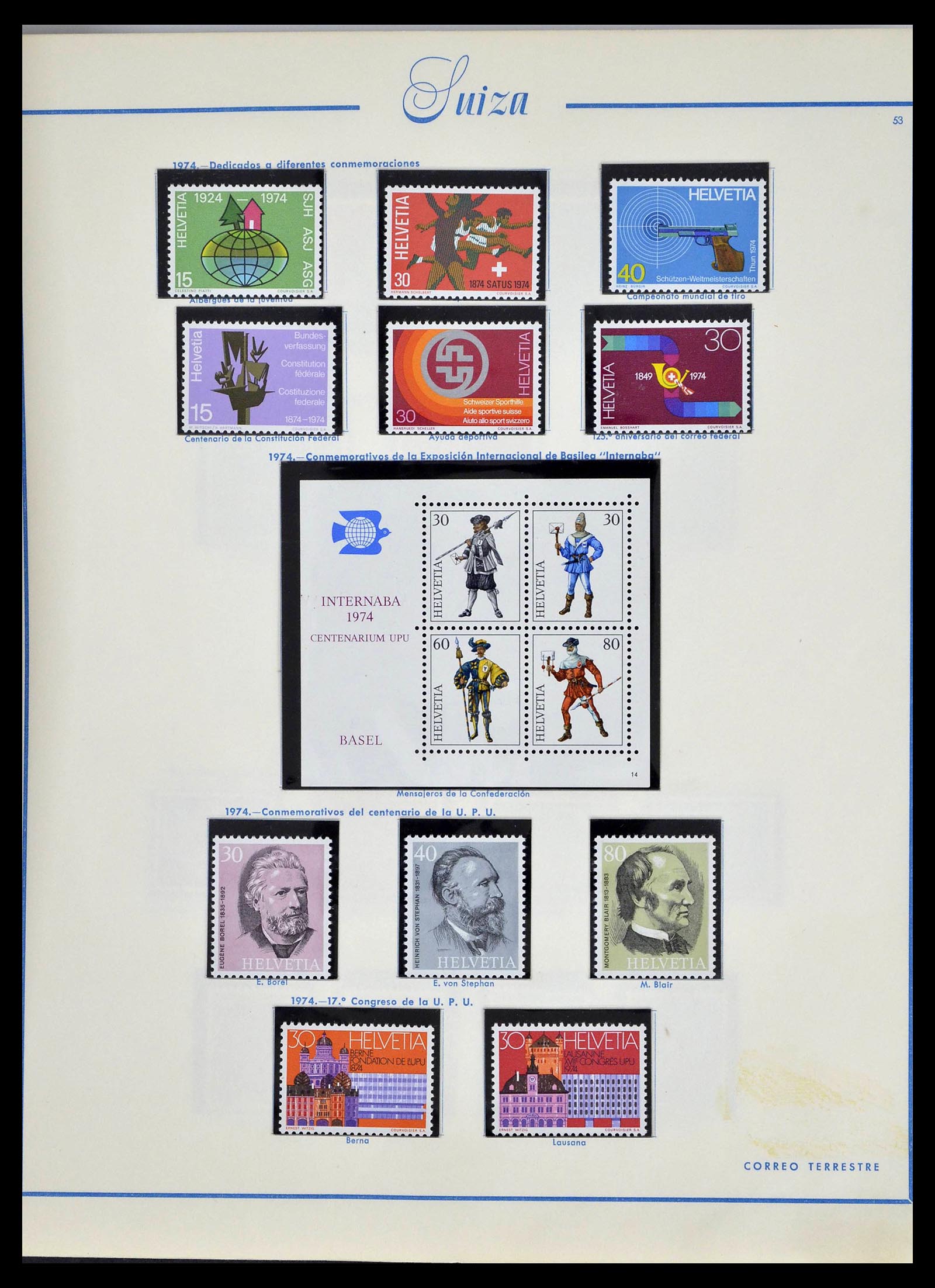 39217 0059 - Stamp collection 39217 Switzerland 1850-1986.