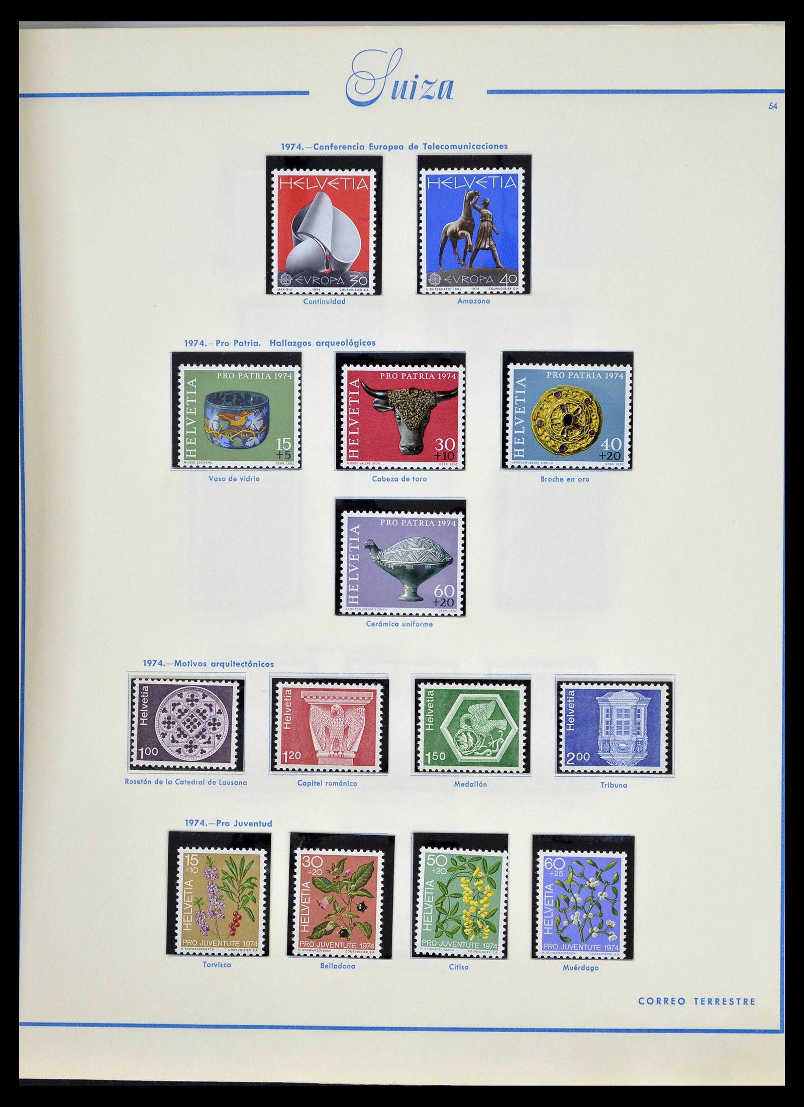 39217 0060 - Stamp collection 39217 Switzerland 1850-1986.