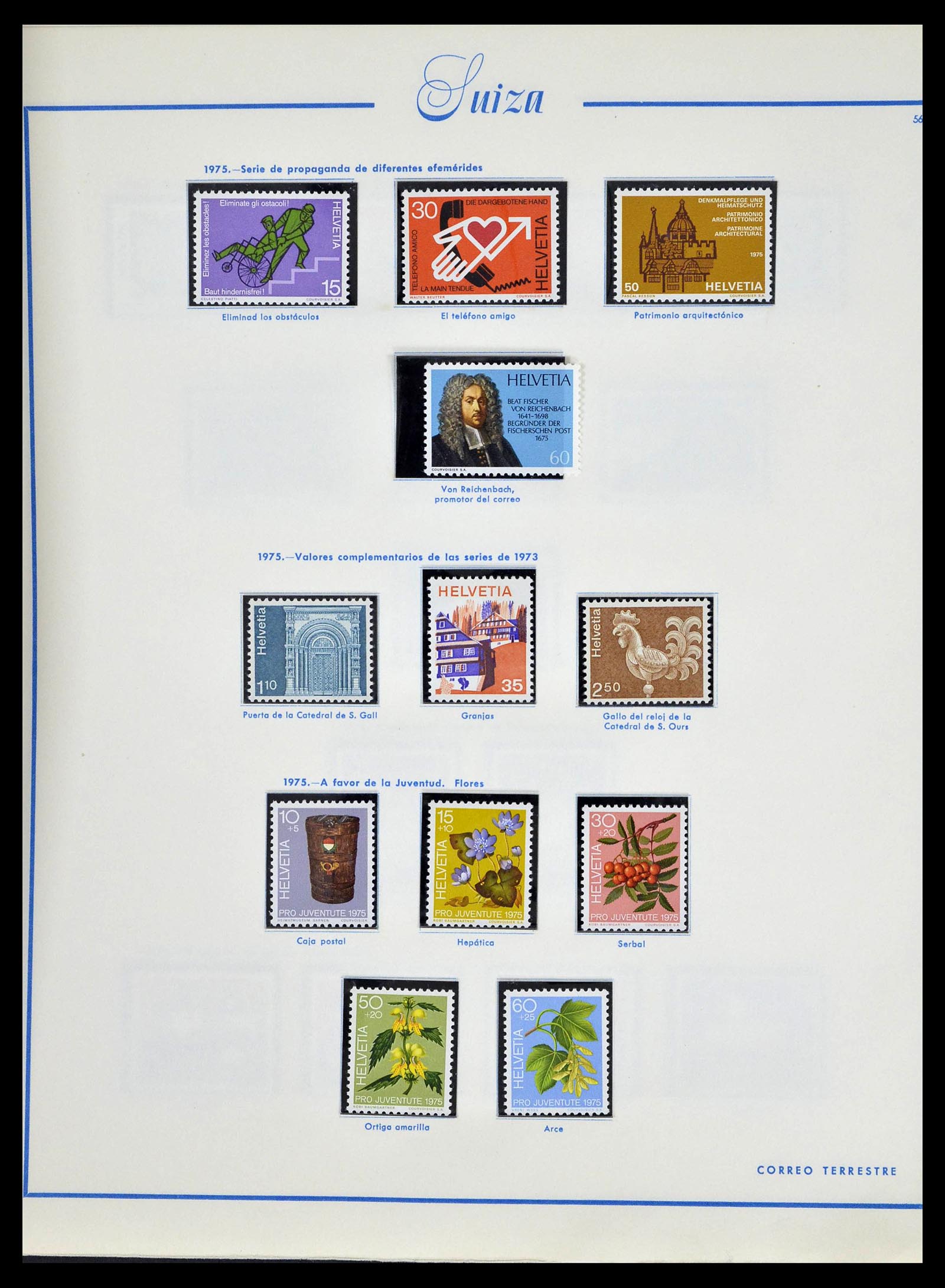39217 0062 - Postzegelverzameling 39217 Zwitserland 1850-1986.