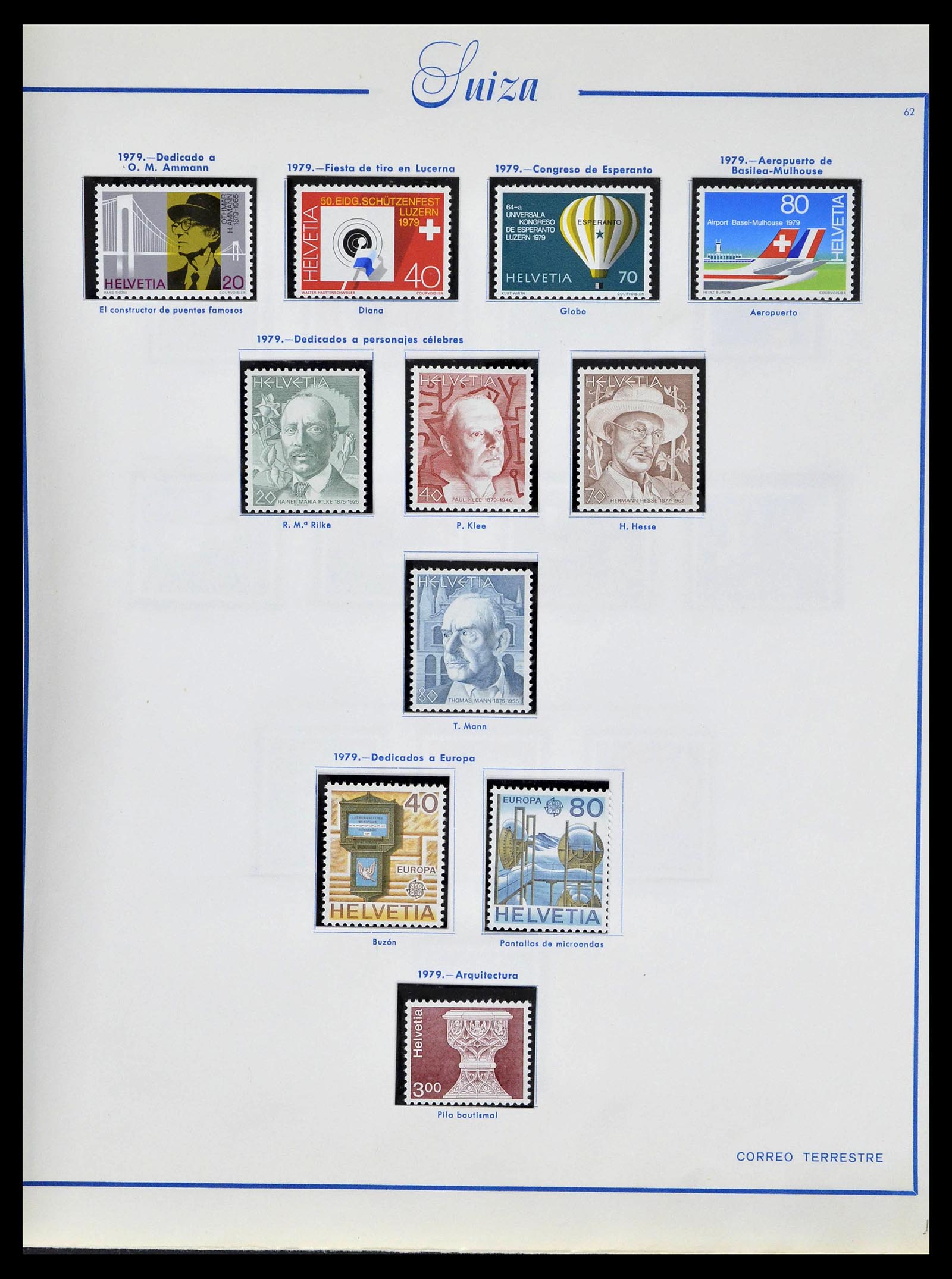 39217 0069 - Postzegelverzameling 39217 Zwitserland 1850-1986.