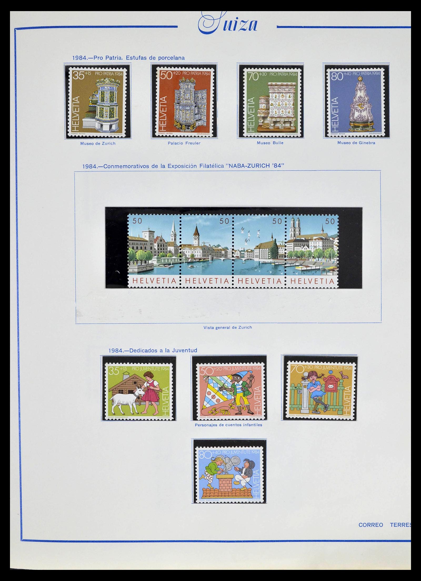39217 0081 - Stamp collection 39217 Switzerland 1850-1986.