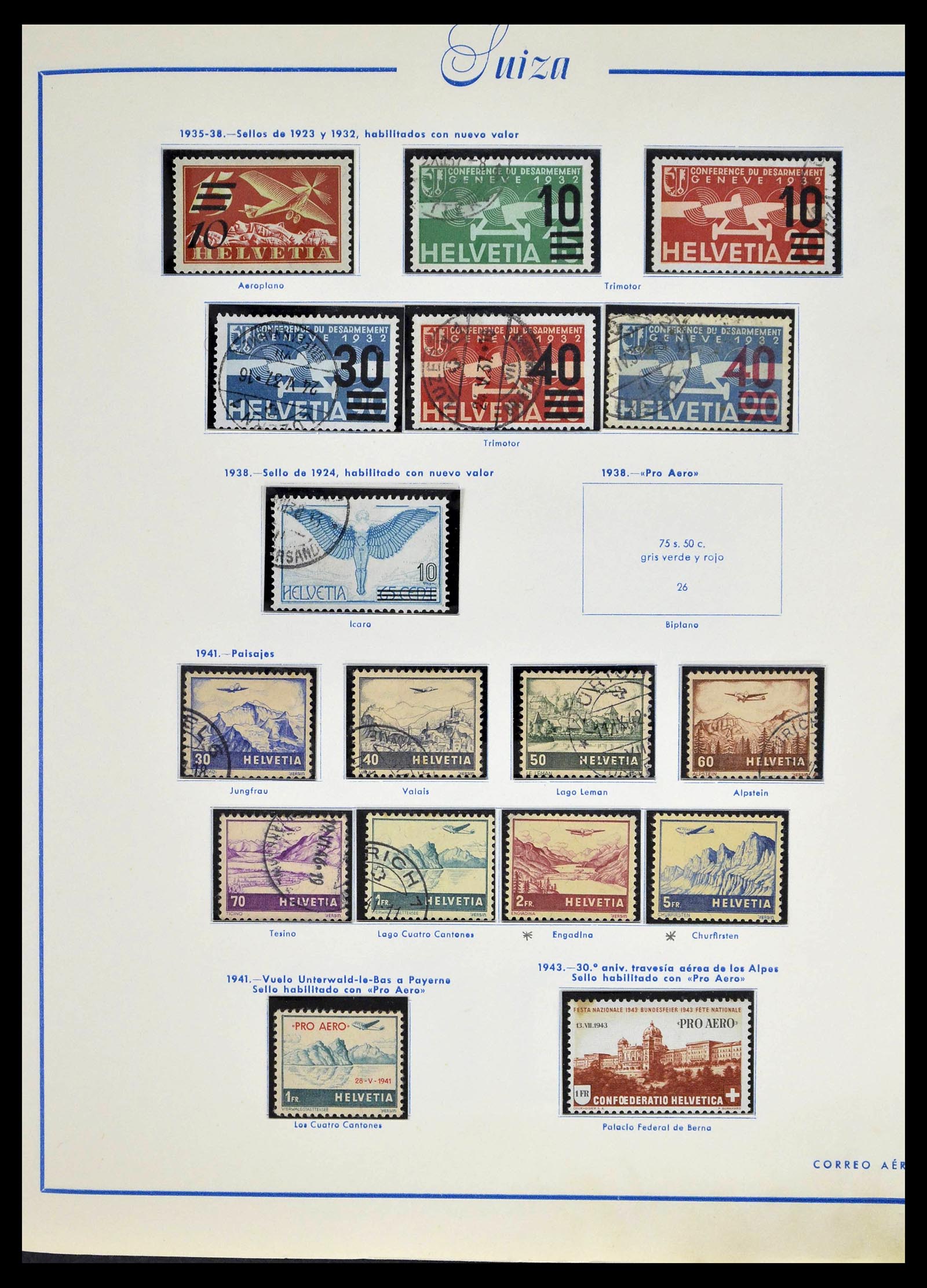 39217 0088 - Stamp collection 39217 Switzerland 1850-1986.