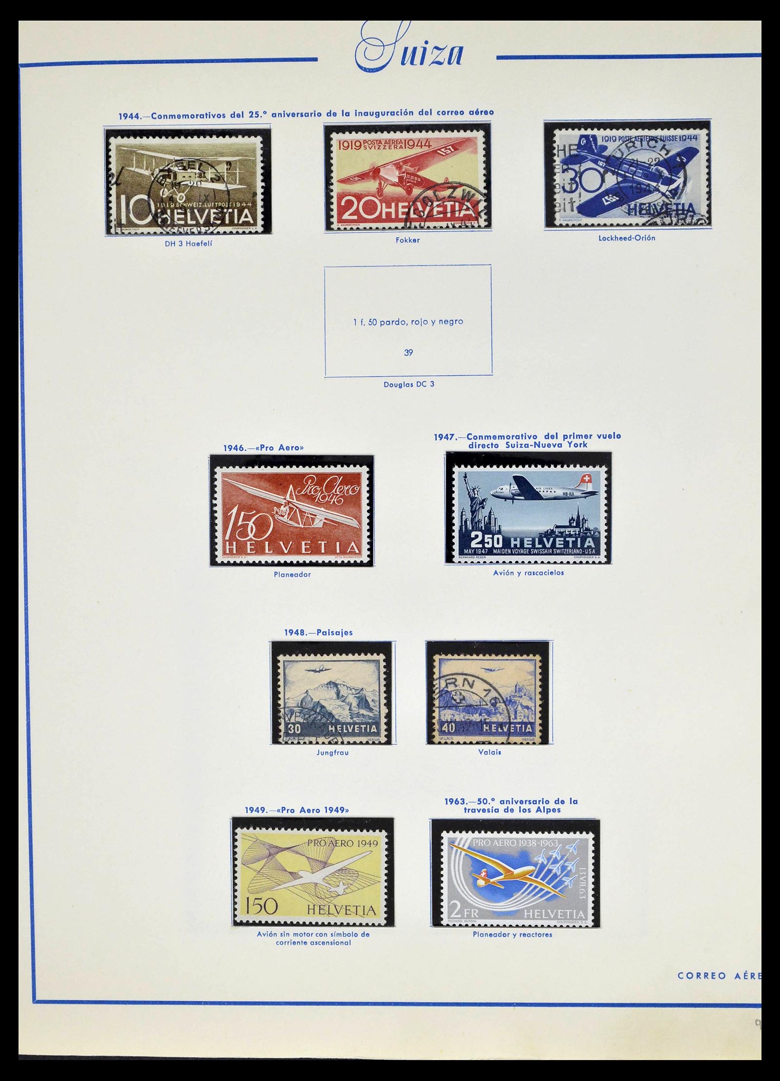 39217 0089 - Stamp collection 39217 Switzerland 1850-1986.