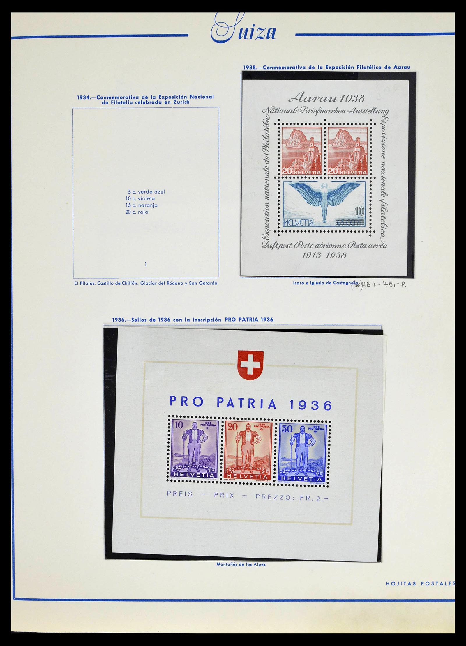 39217 0090 - Stamp collection 39217 Switzerland 1850-1986.