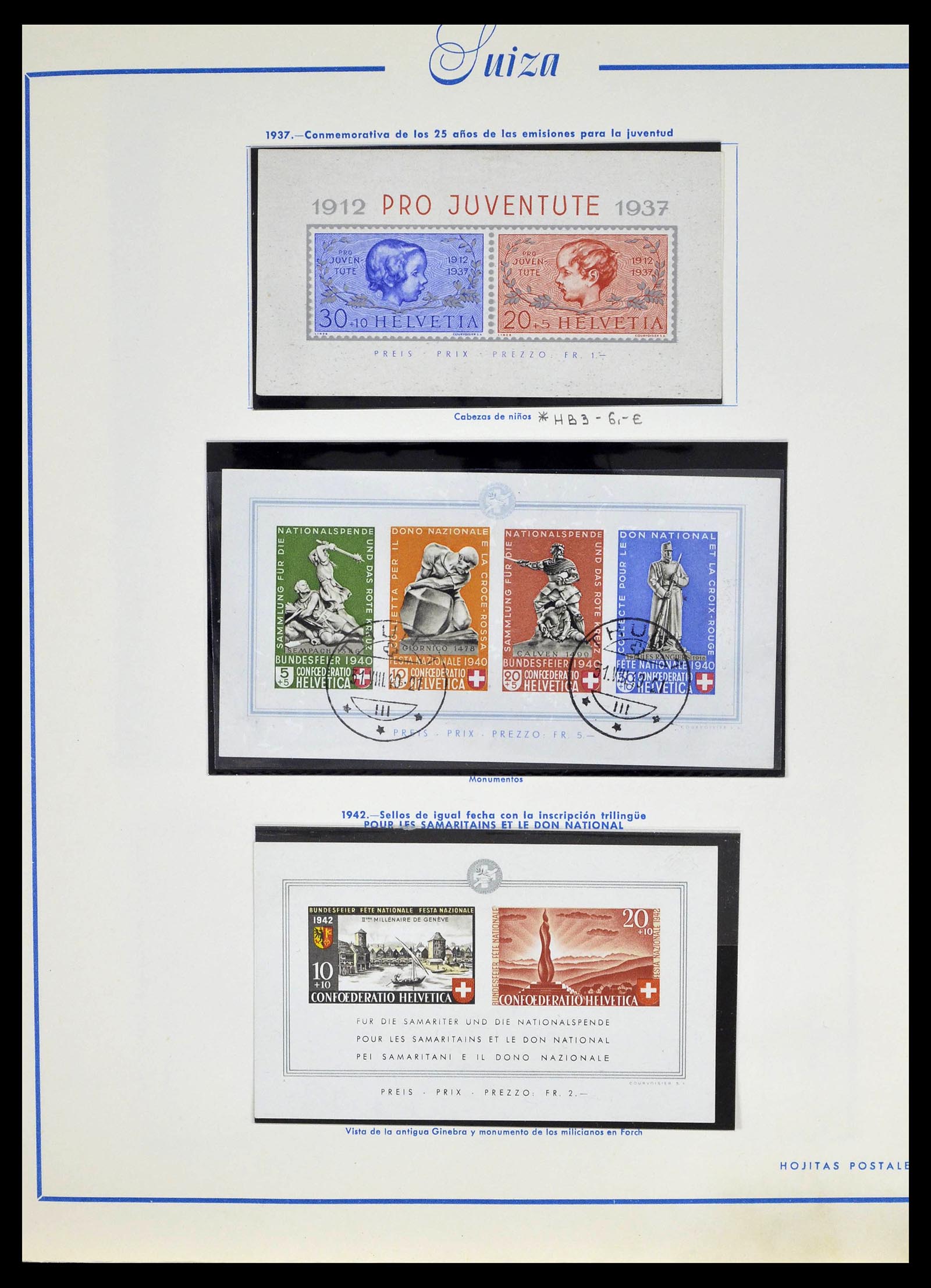 39217 0091 - Stamp collection 39217 Switzerland 1850-1986.