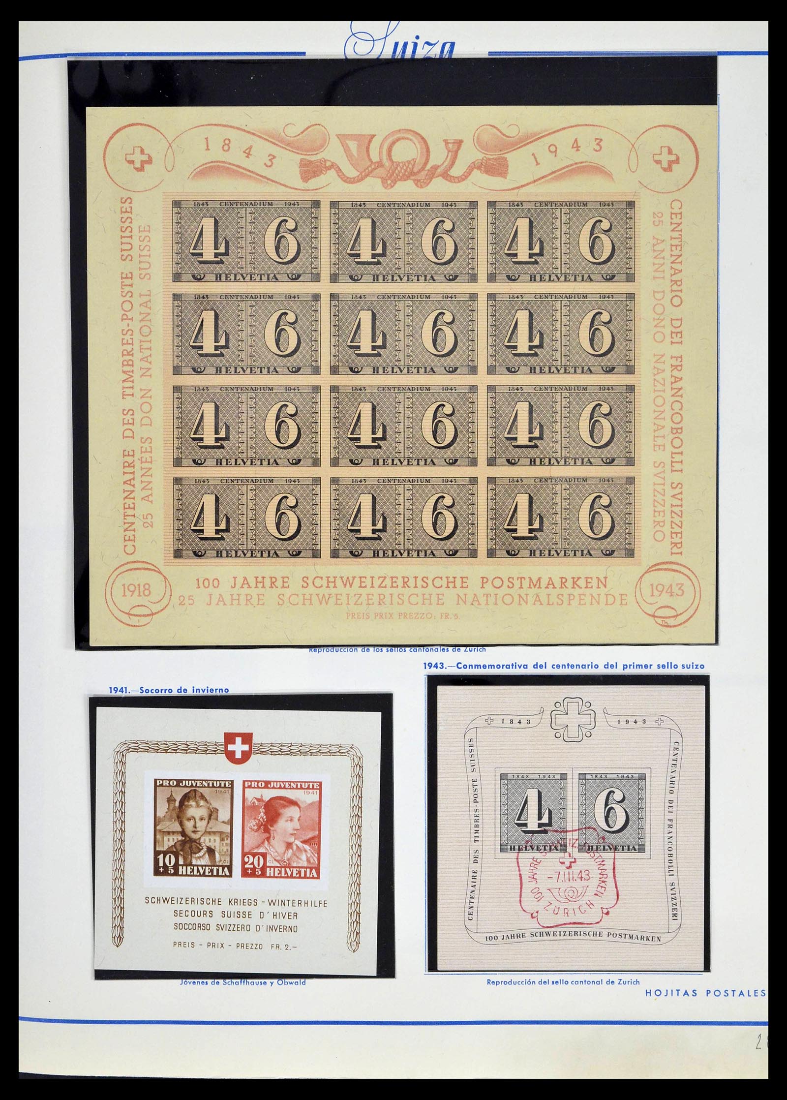 39217 0092 - Stamp collection 39217 Switzerland 1850-1986.