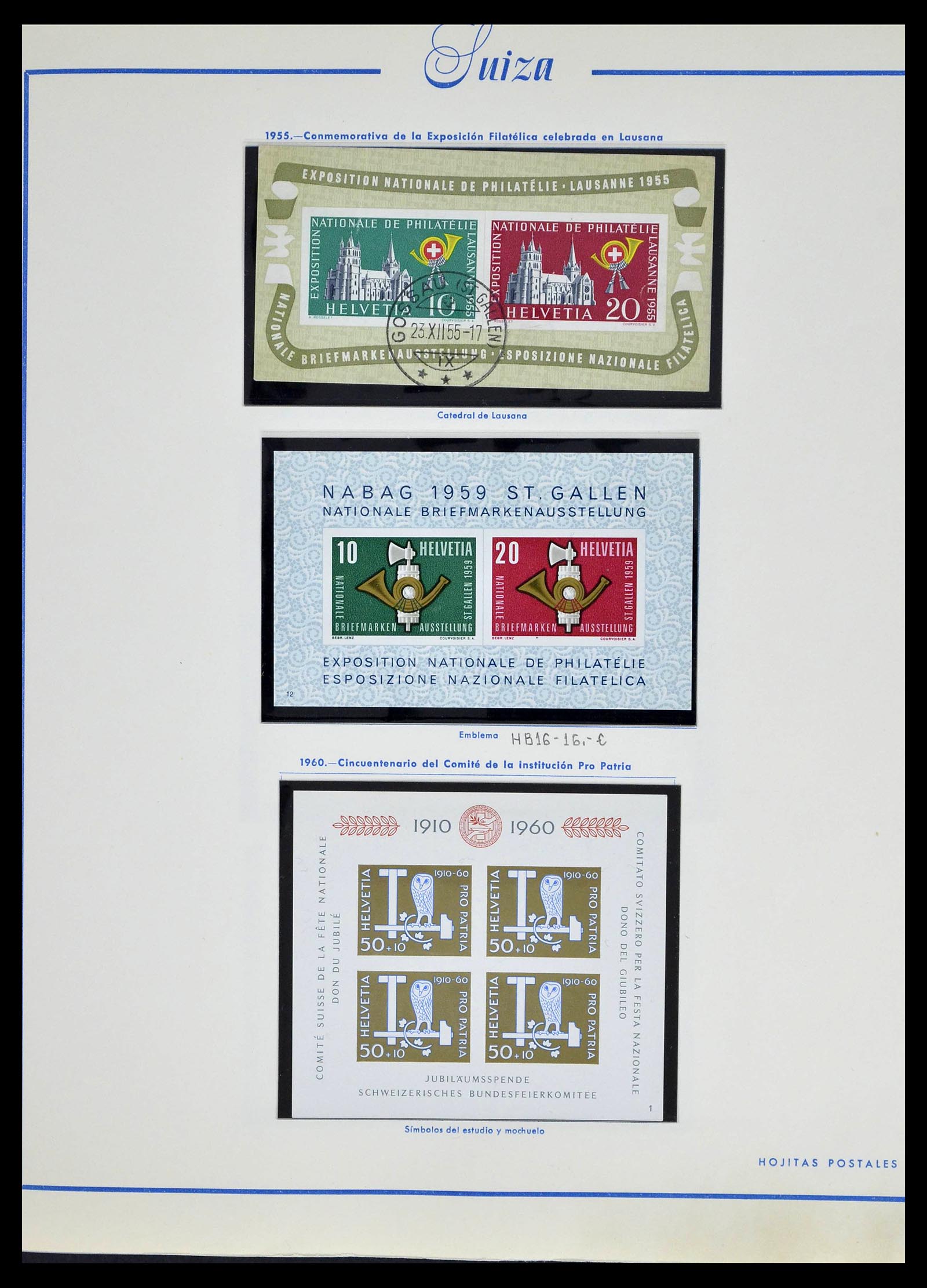 39217 0094 - Stamp collection 39217 Switzerland 1850-1986.