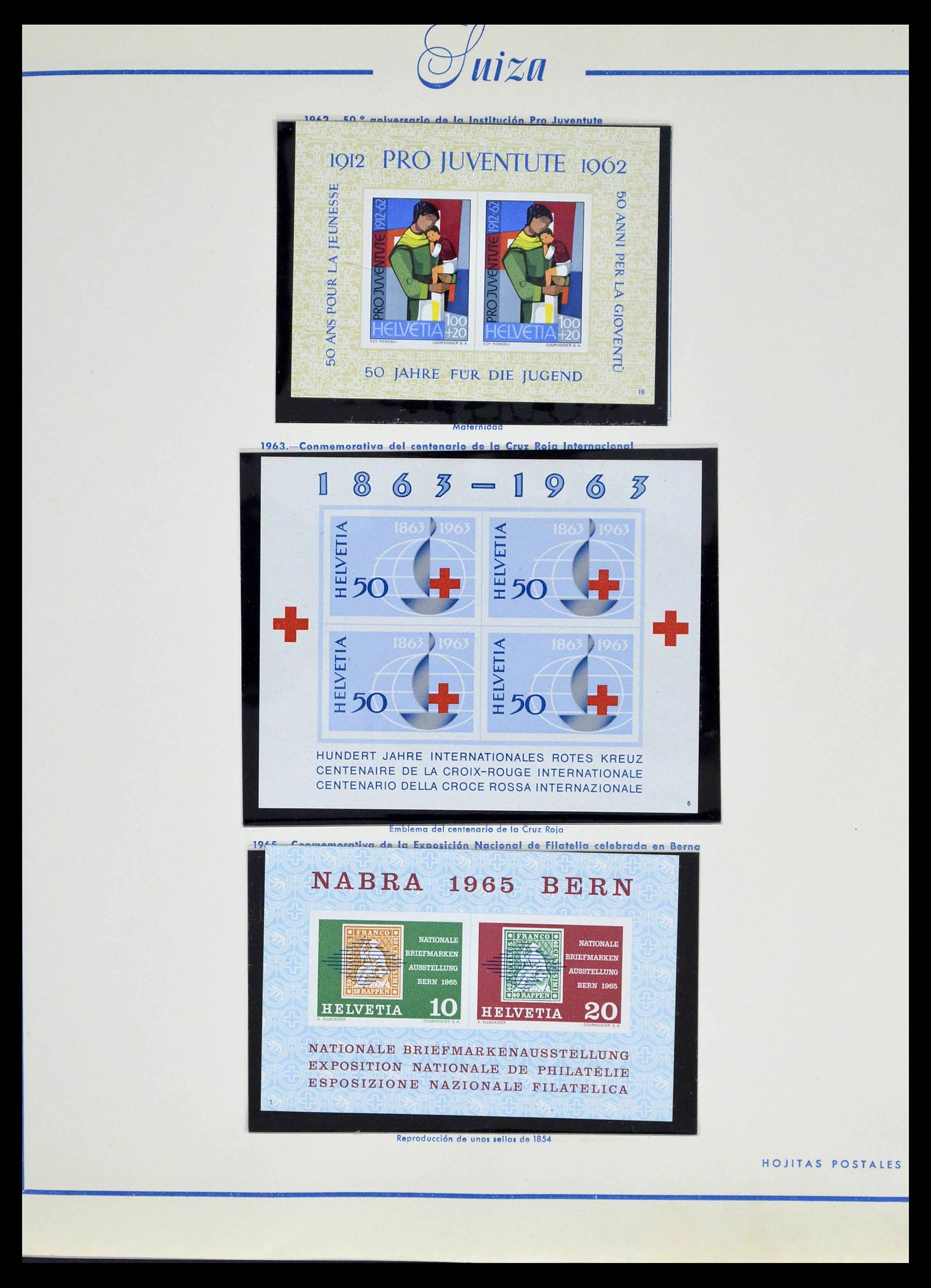 39217 0095 - Stamp collection 39217 Switzerland 1850-1986.