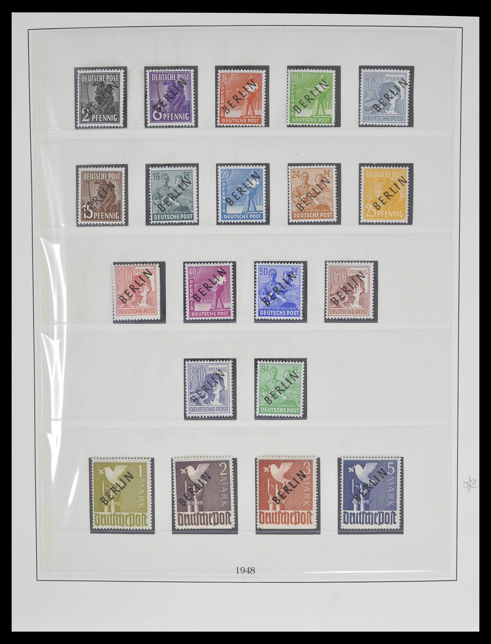 39218 0001 - Postzegelverzameling 39218 Berlijn 1948-1979.
